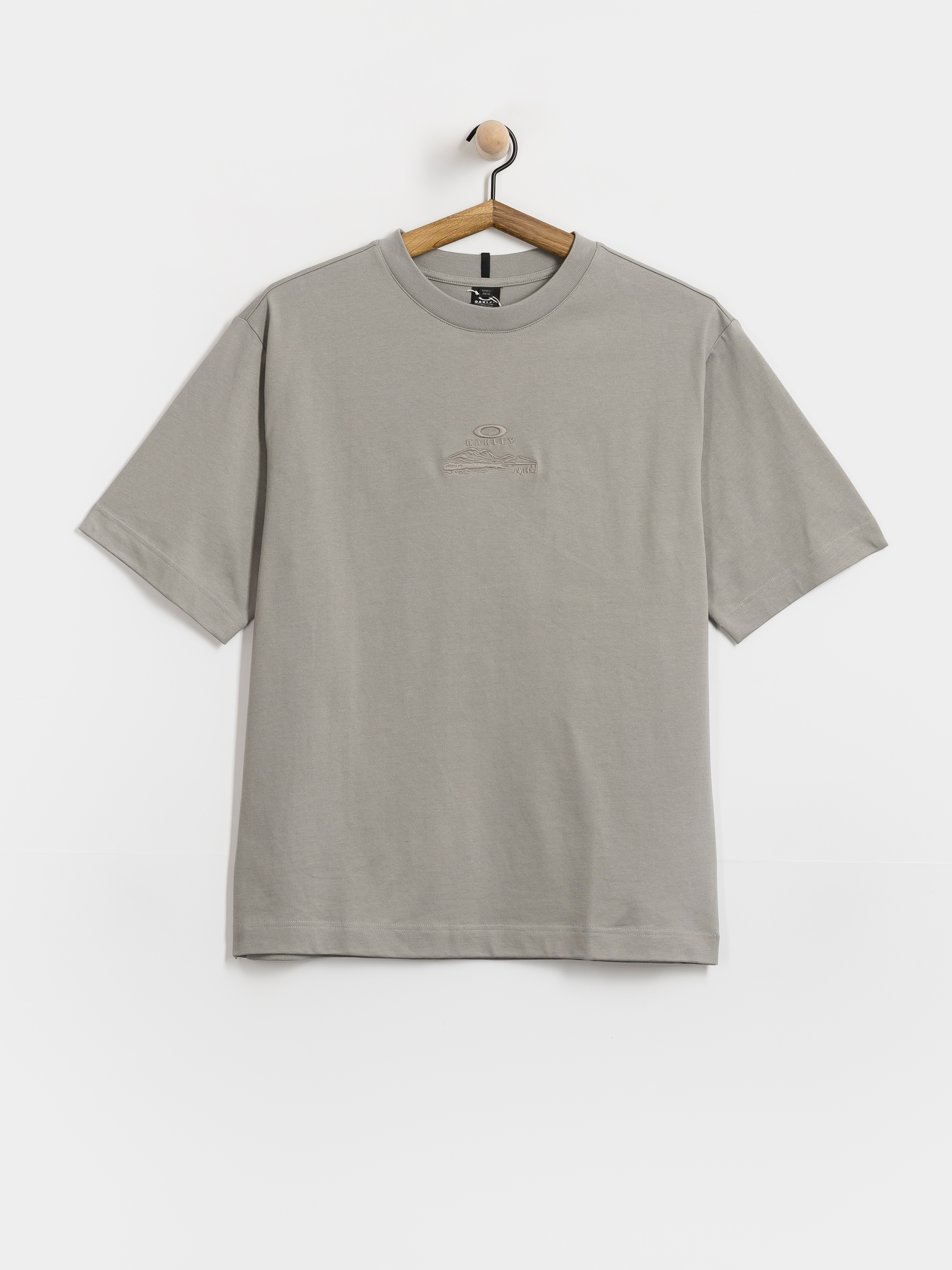 T-shirt Oakley Mtn Ridge Embroidered (cement)