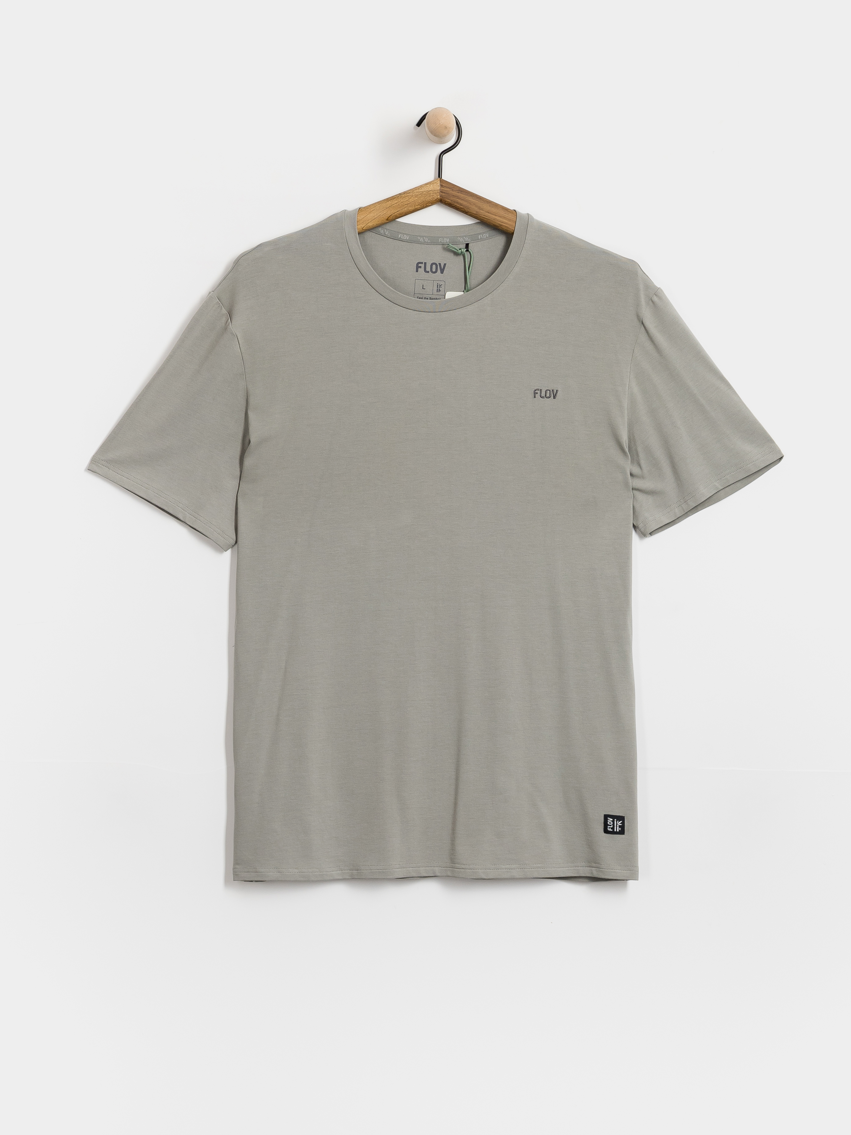 T-shirt FLOV Birken Relaxed (light grey/light grey)