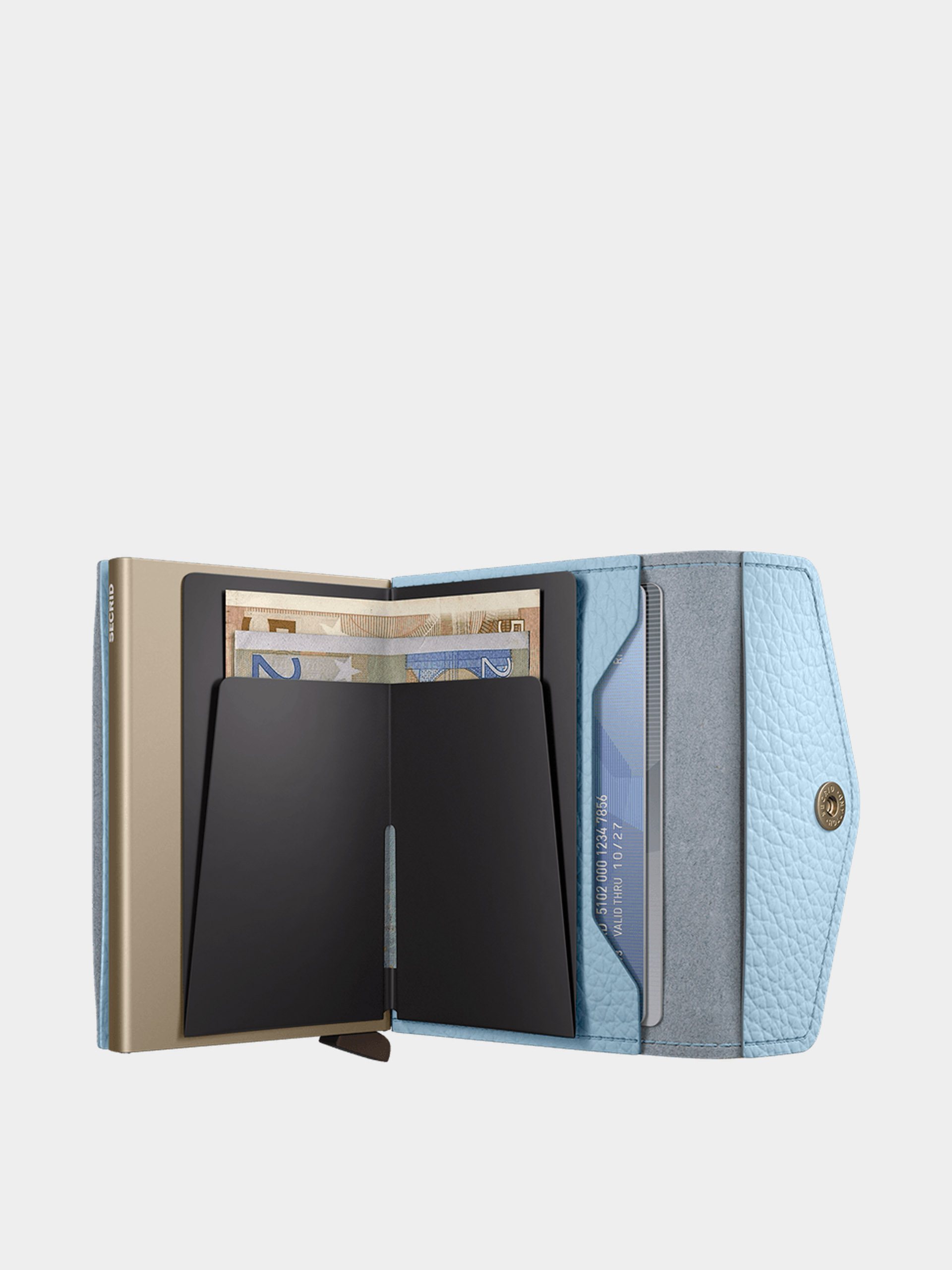 Portfel Secrid Envelope (pebble ice blue)