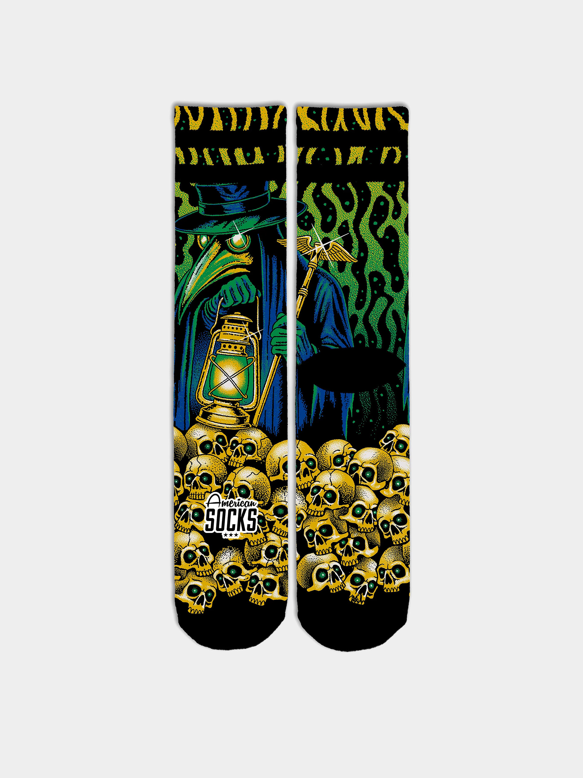 Skarpetki American Socks Black Plague