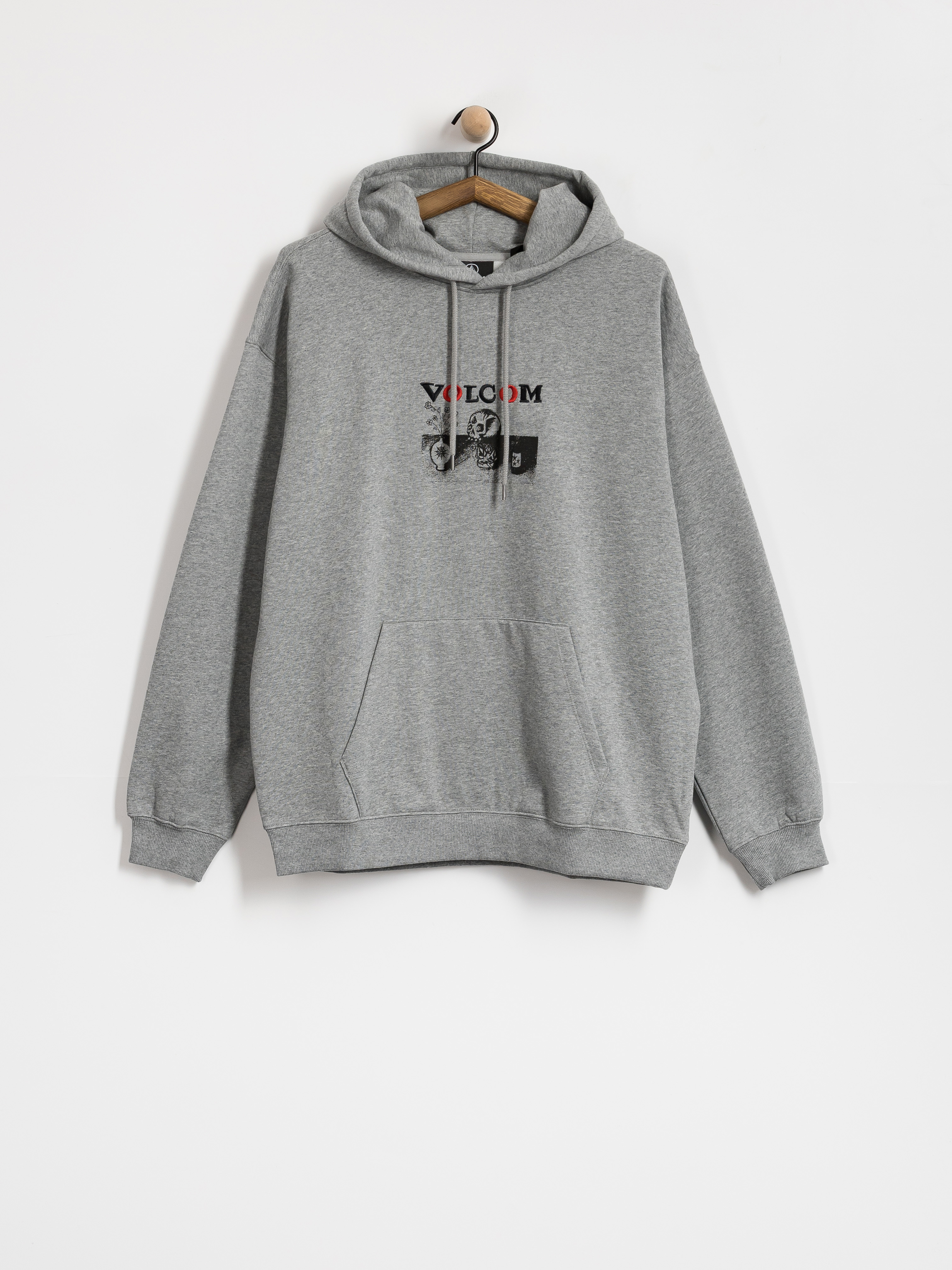 Bluza z kapturem Volcom Fa Seth Conboy HD (heather grey)