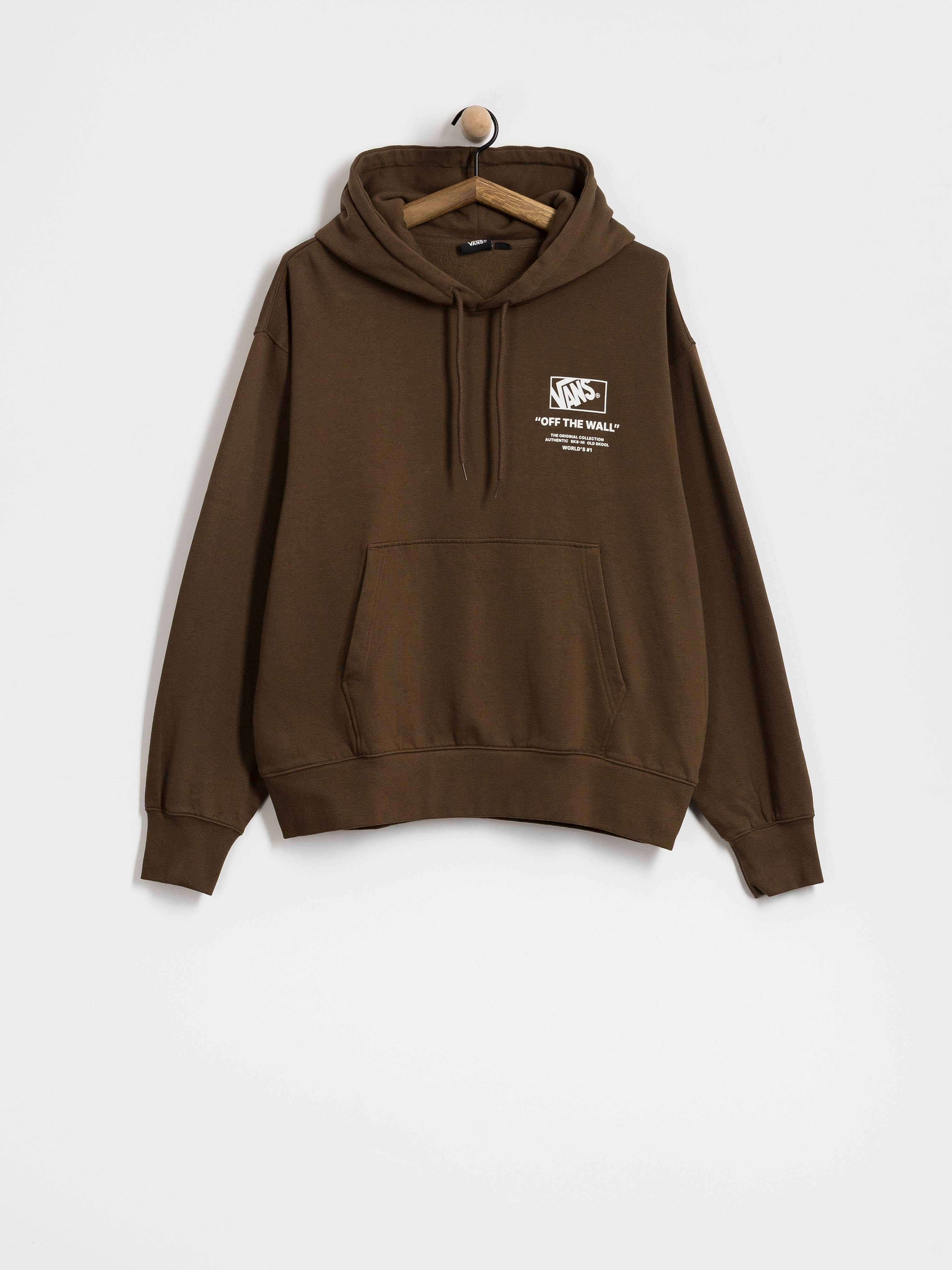 Bluza z kapturem Vans Stacked Hi HD (vintage cocoa)