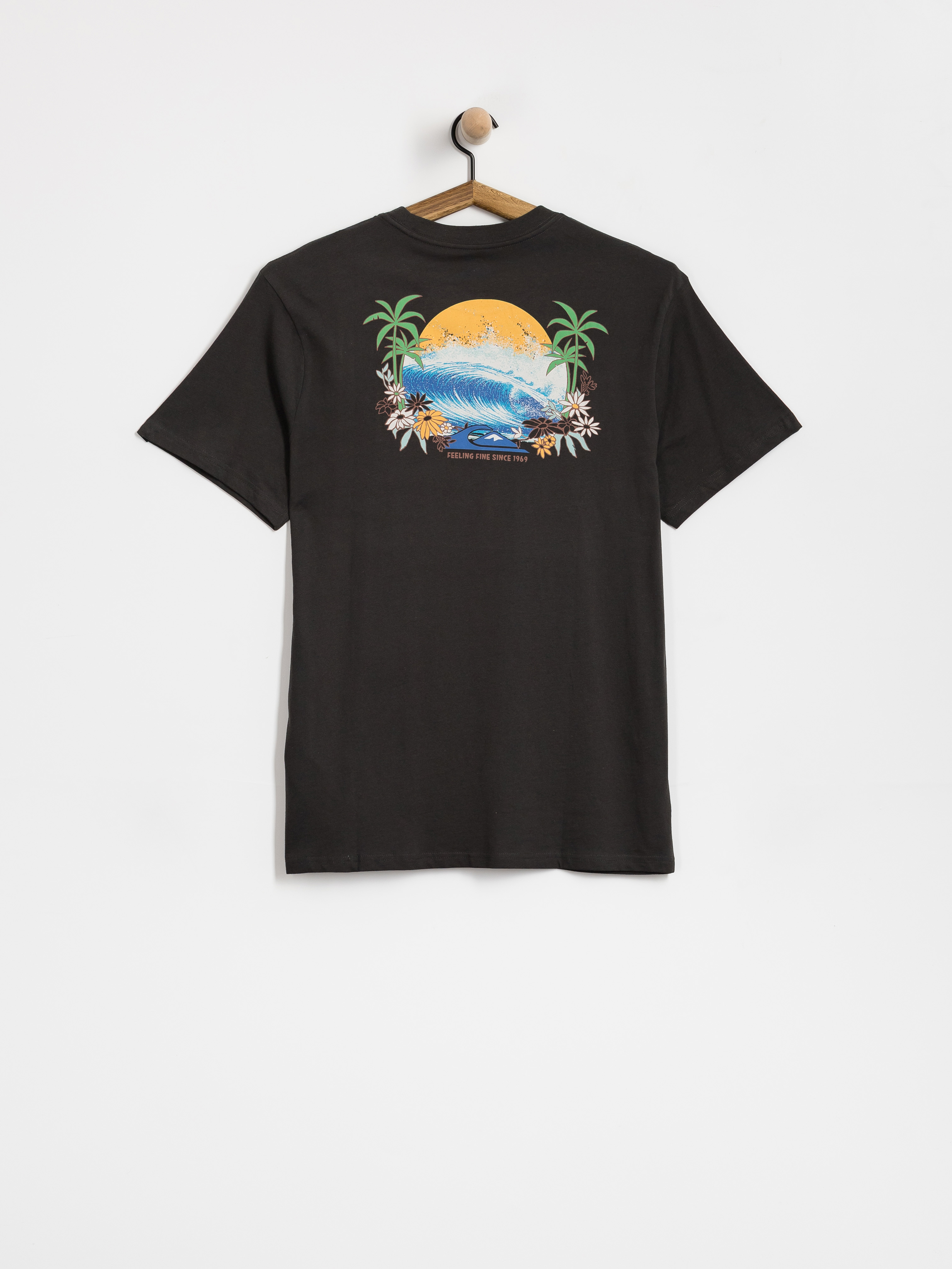 T-shirt Quiksilver Ev Barrel Paradise (tarmac)