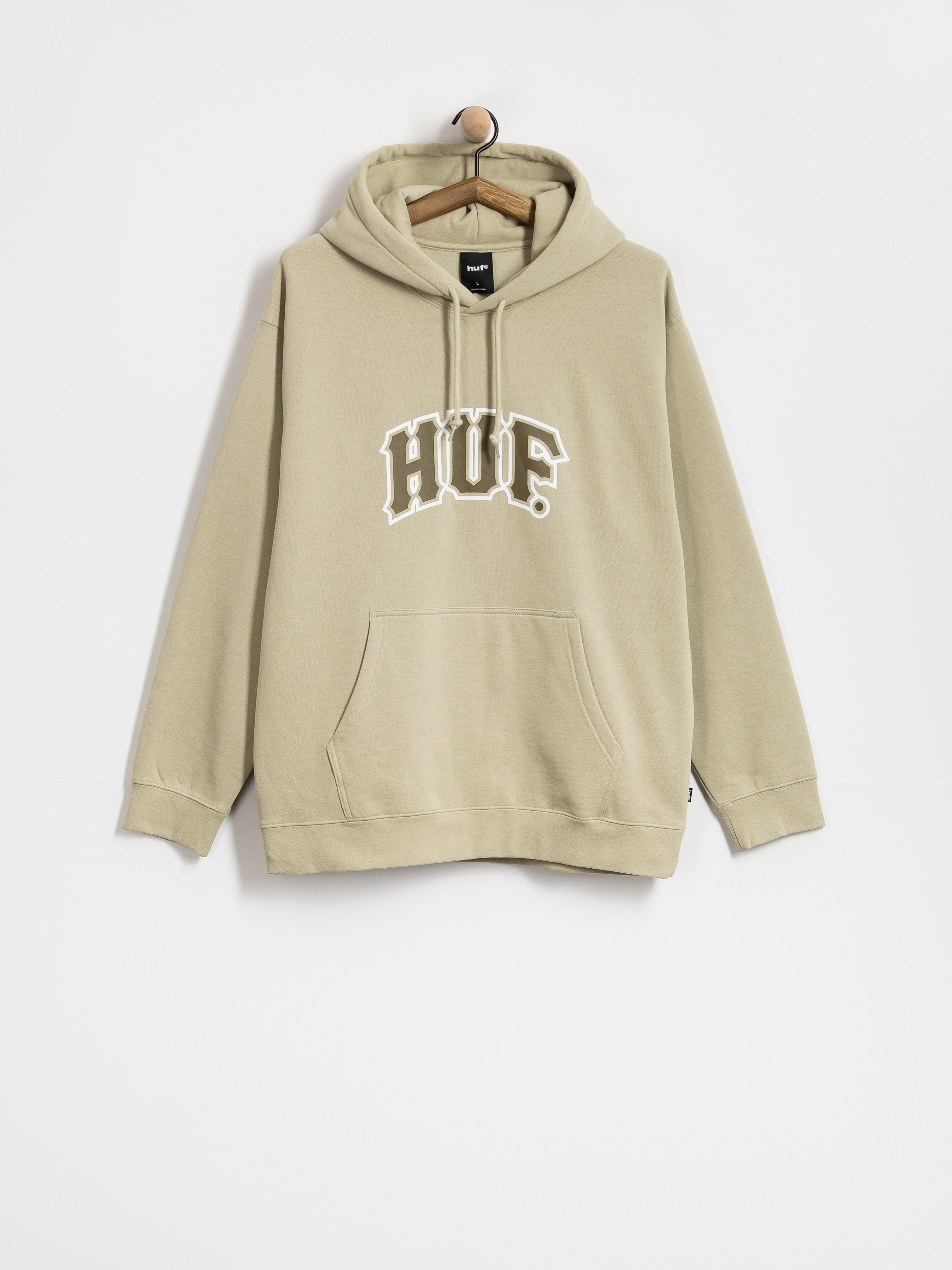 Bluza z kapturem HUF Classic Arch HD (sand)
