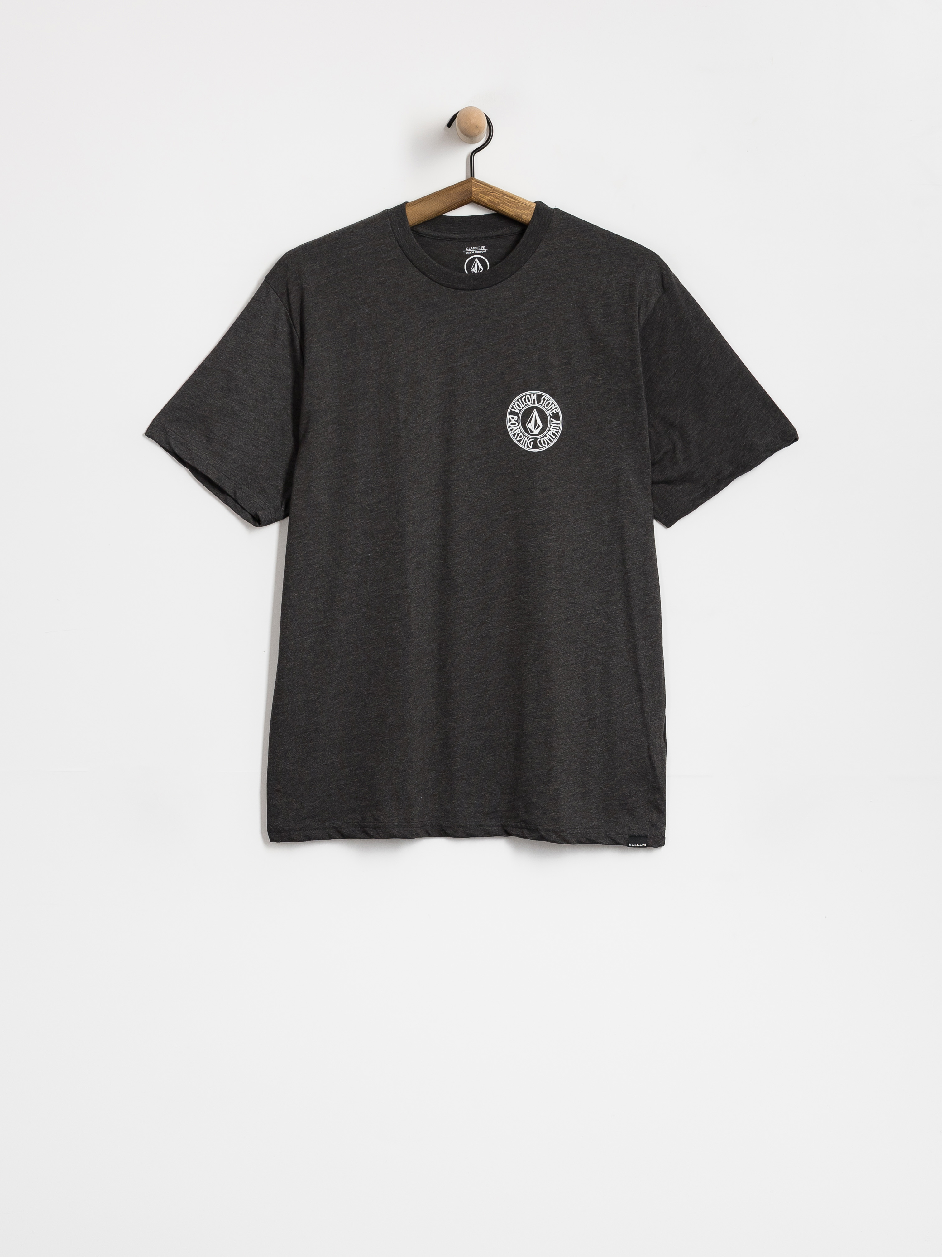 T-shirt Volcom Drain You Hth (heather black)