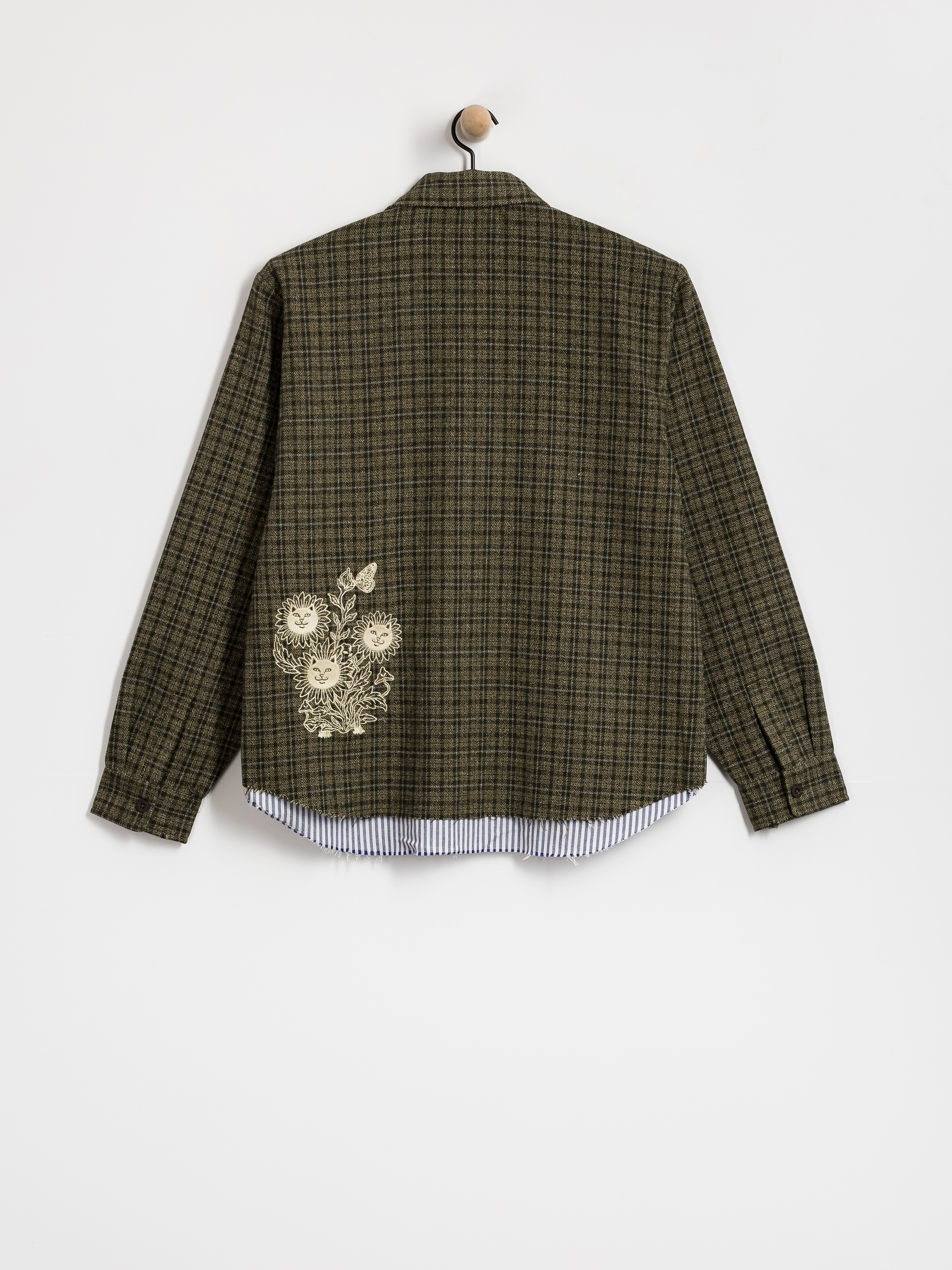 Kurtka RipNDip Where The Flowers Bloom Flannel (olive)