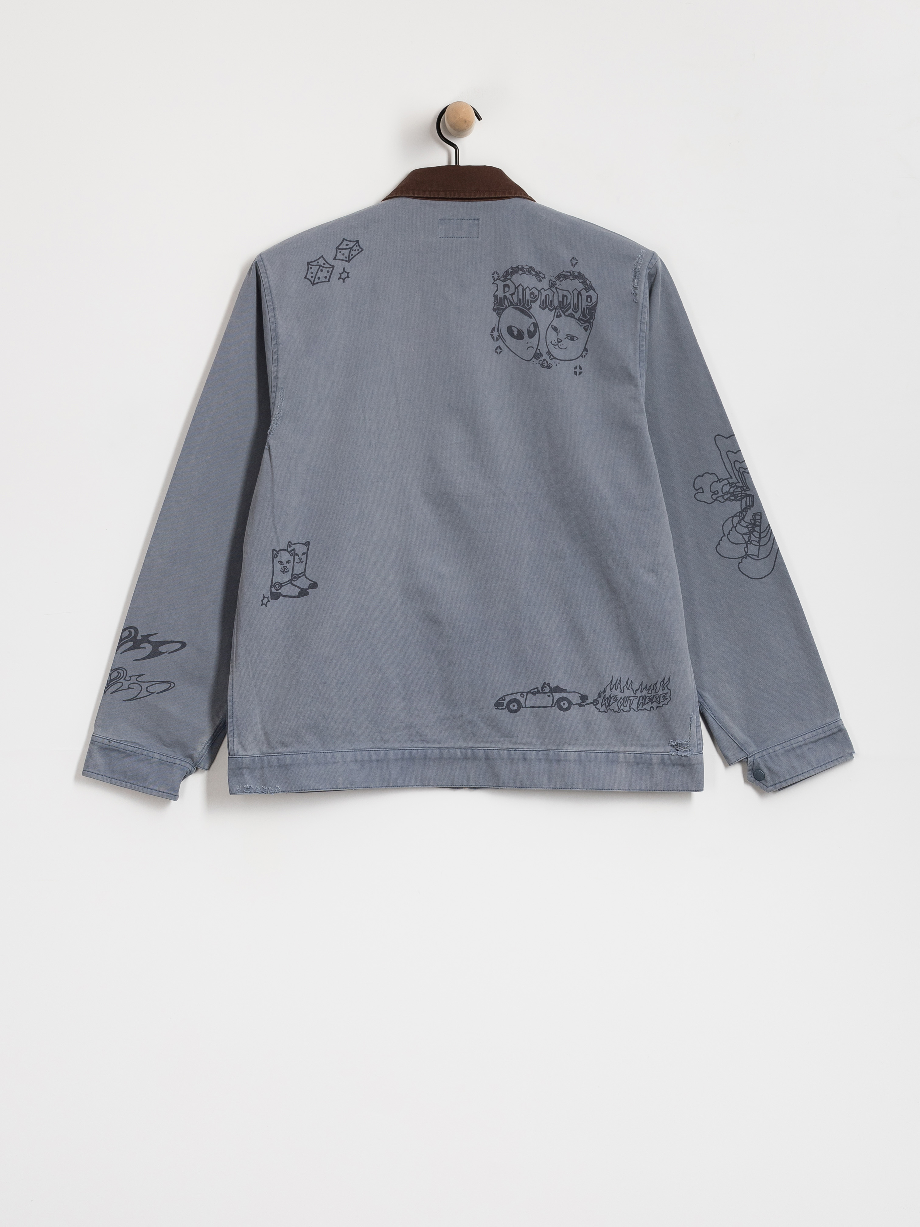 Kurtka RipNDip Westside Zip Up Work (slate)