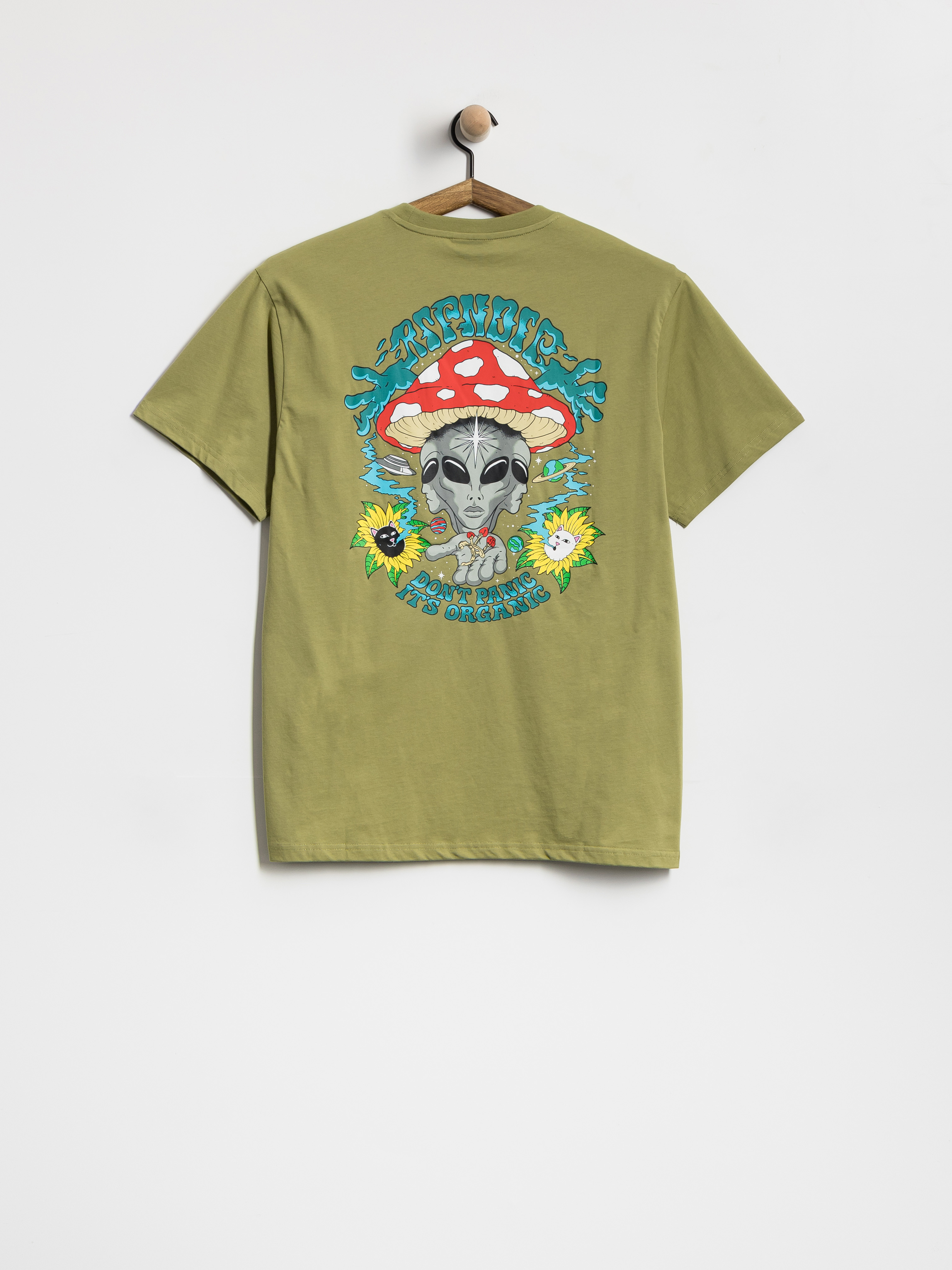 T-shirt RipNDip Don'T Panic (light forest)