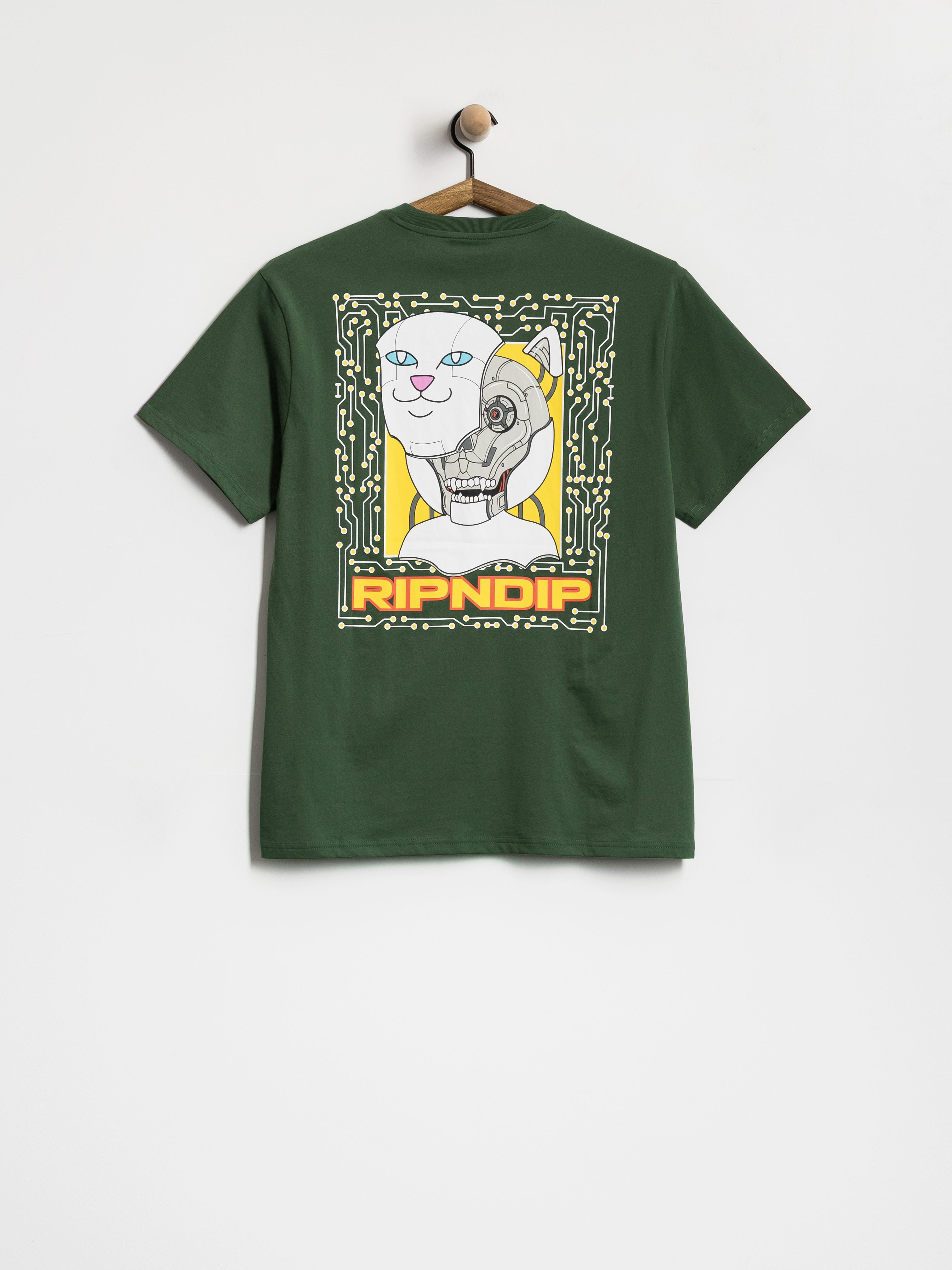 T-shirt RipNDip Plugged In (dark forest)