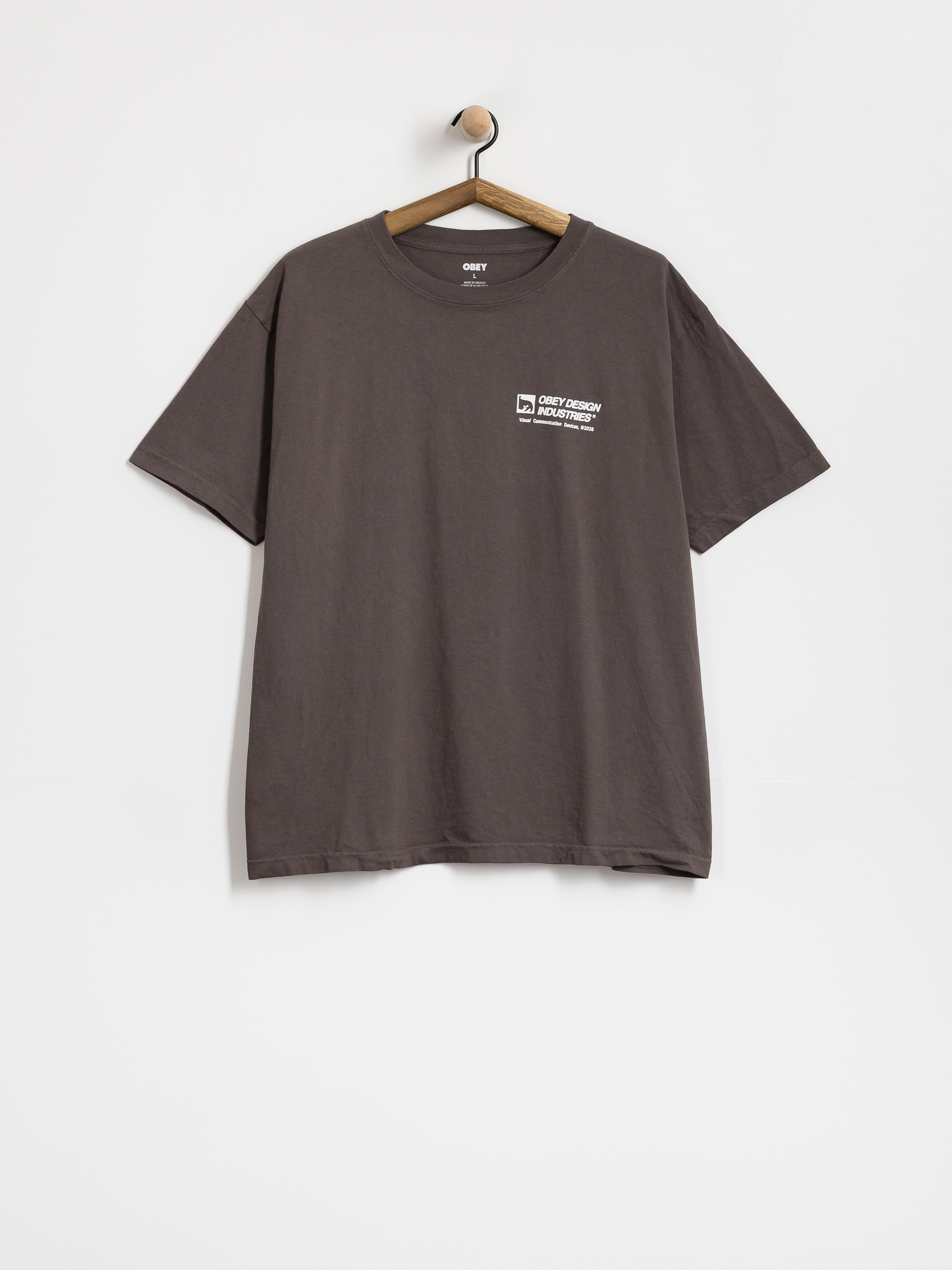T-shirt OBEY Devices (pigment dusty black)