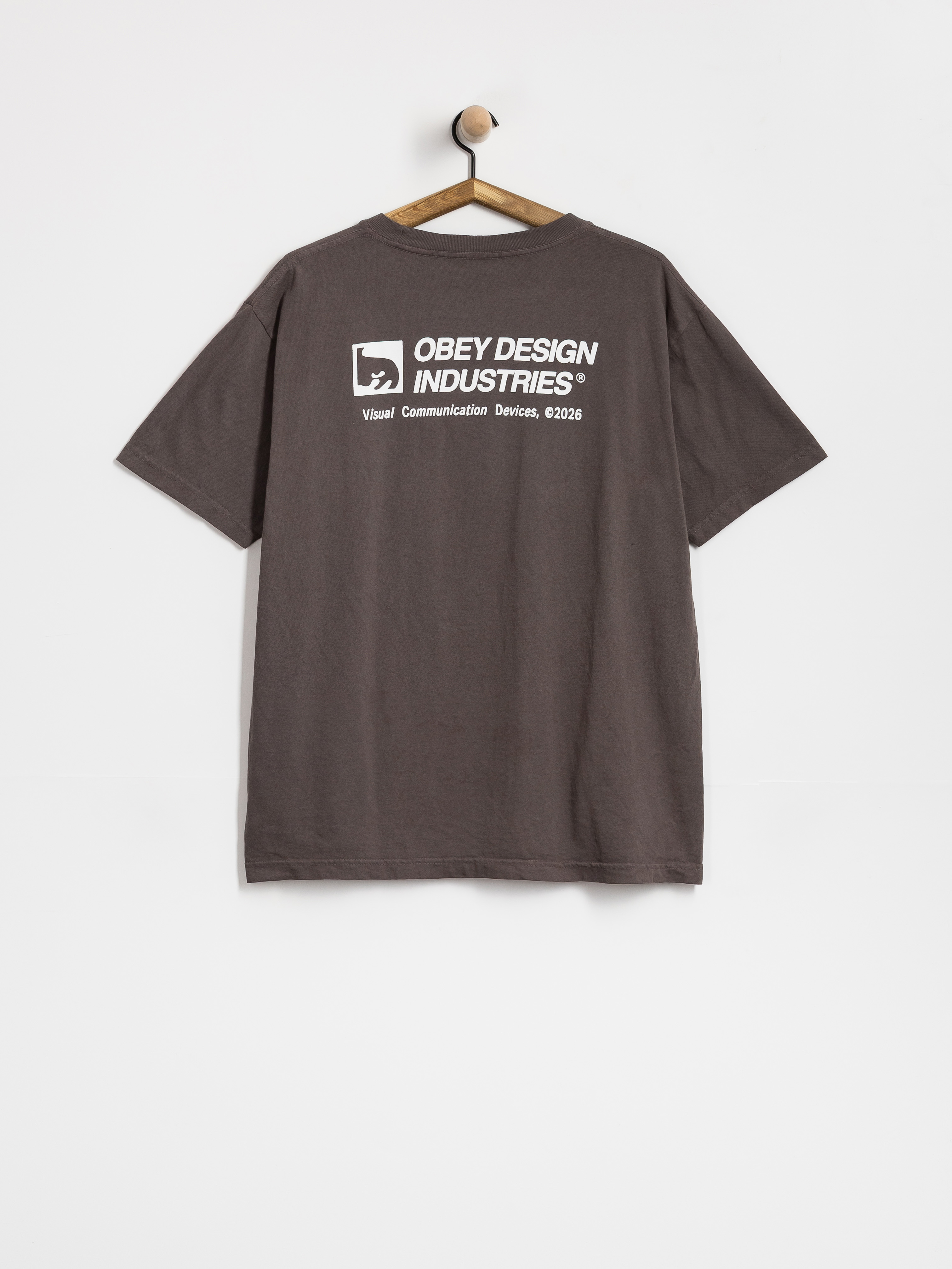 T-shirt OBEY Devices (pigment dusty black)