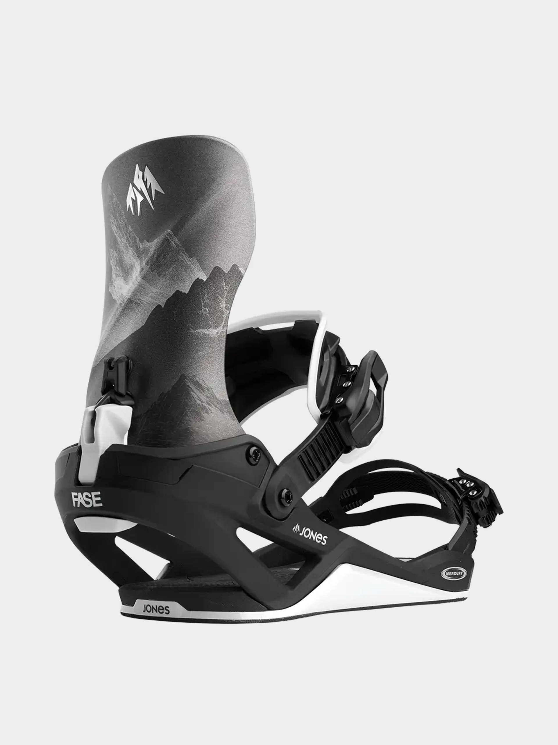 Męskie Wiązania snowboardowe Jones Snowboards Mercury Fase Mtn (black/silver)