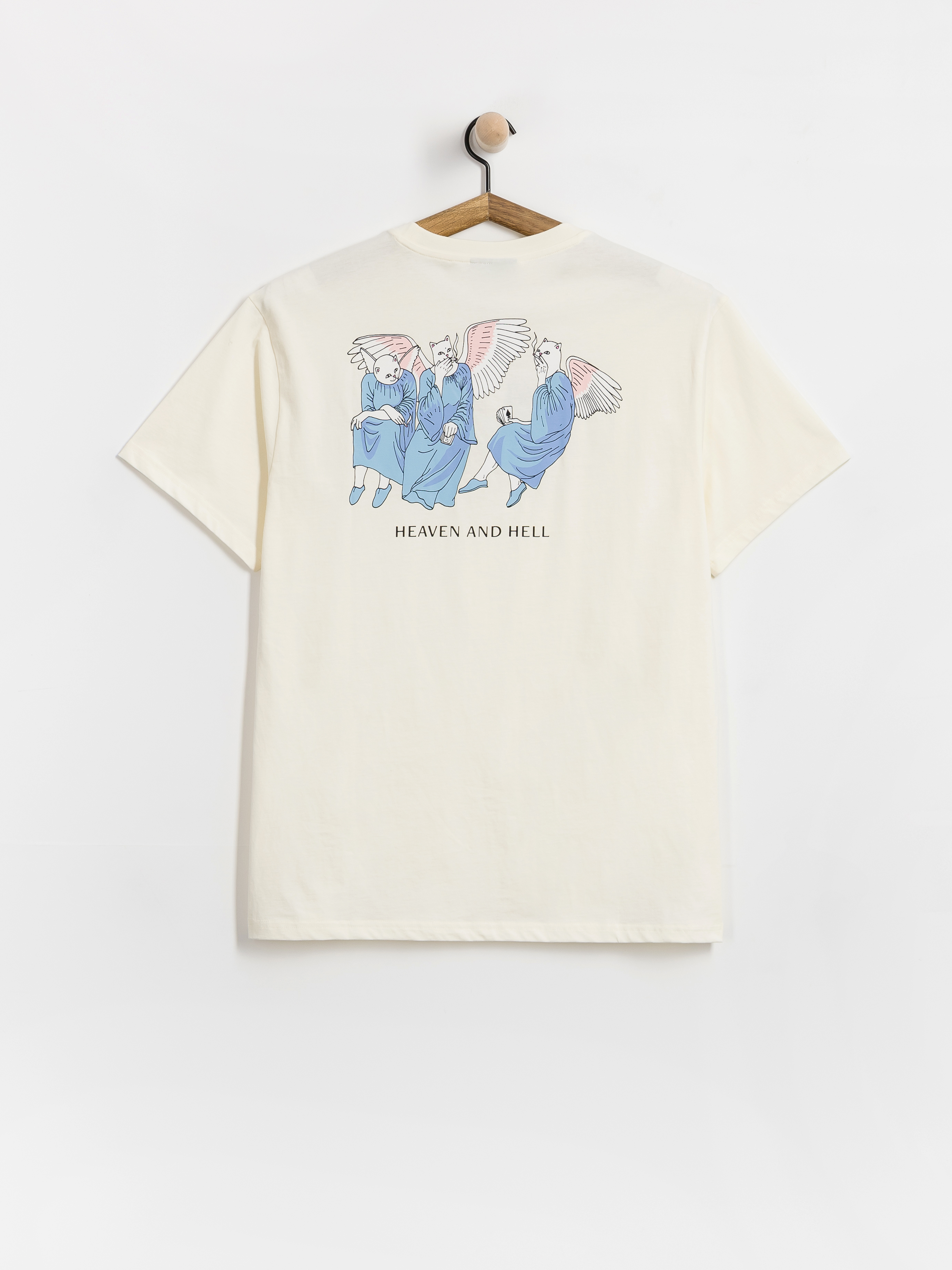 T-shirt RipNDip Heaven And Hell (bone)