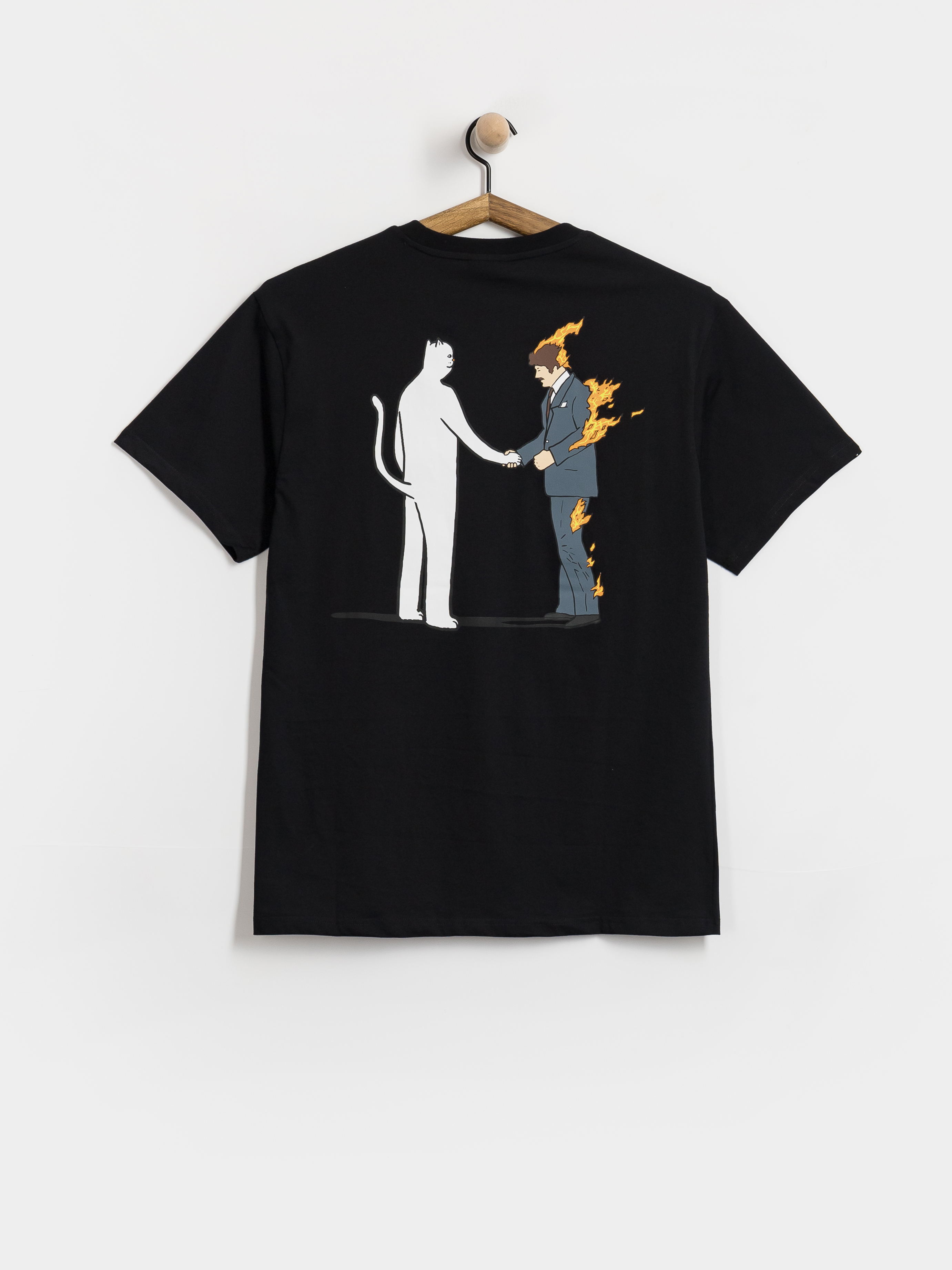 T-shirt RipNDip Burn (black wash)