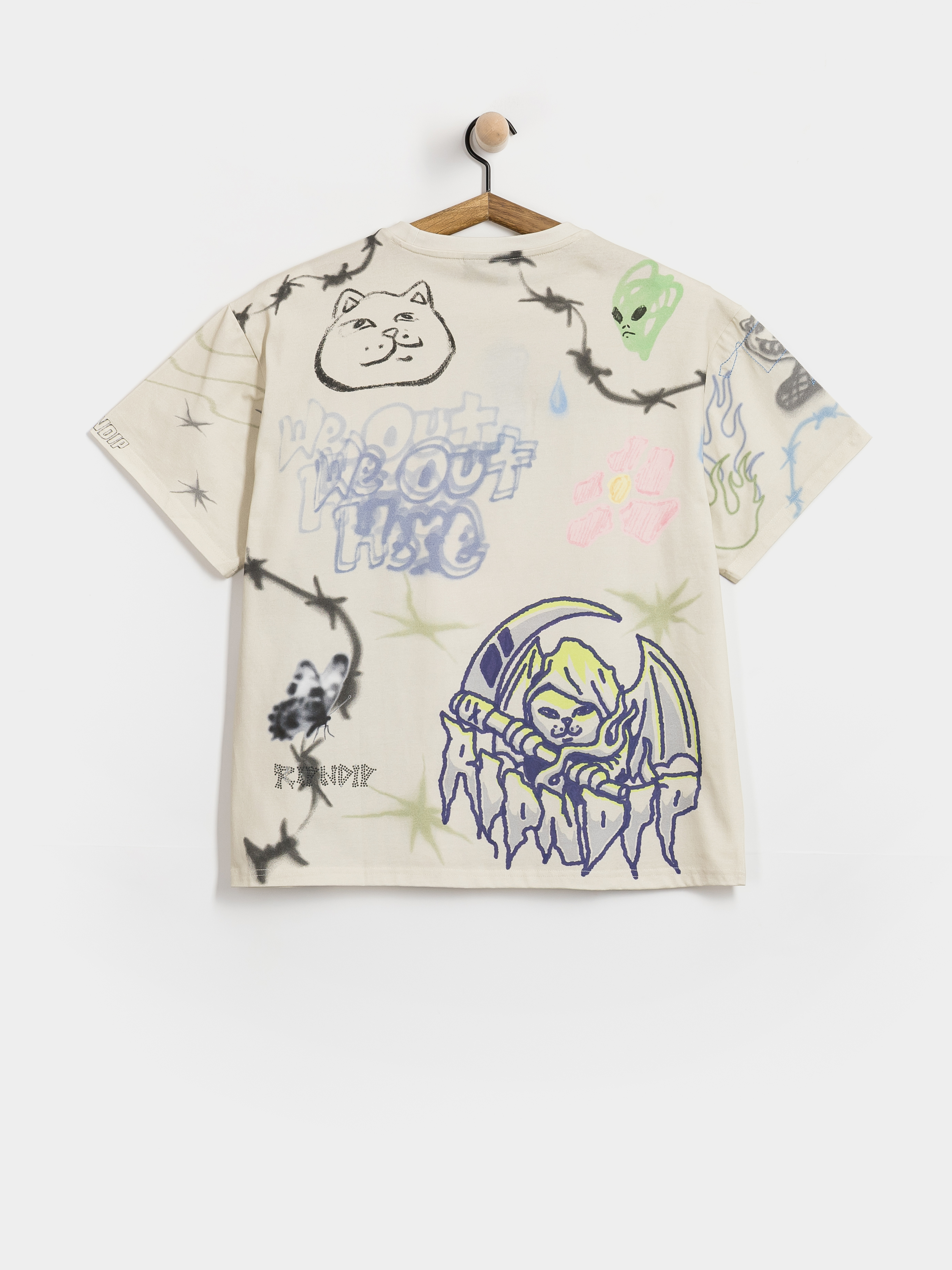 T-shirt RipNDip Goosebumps (bone)