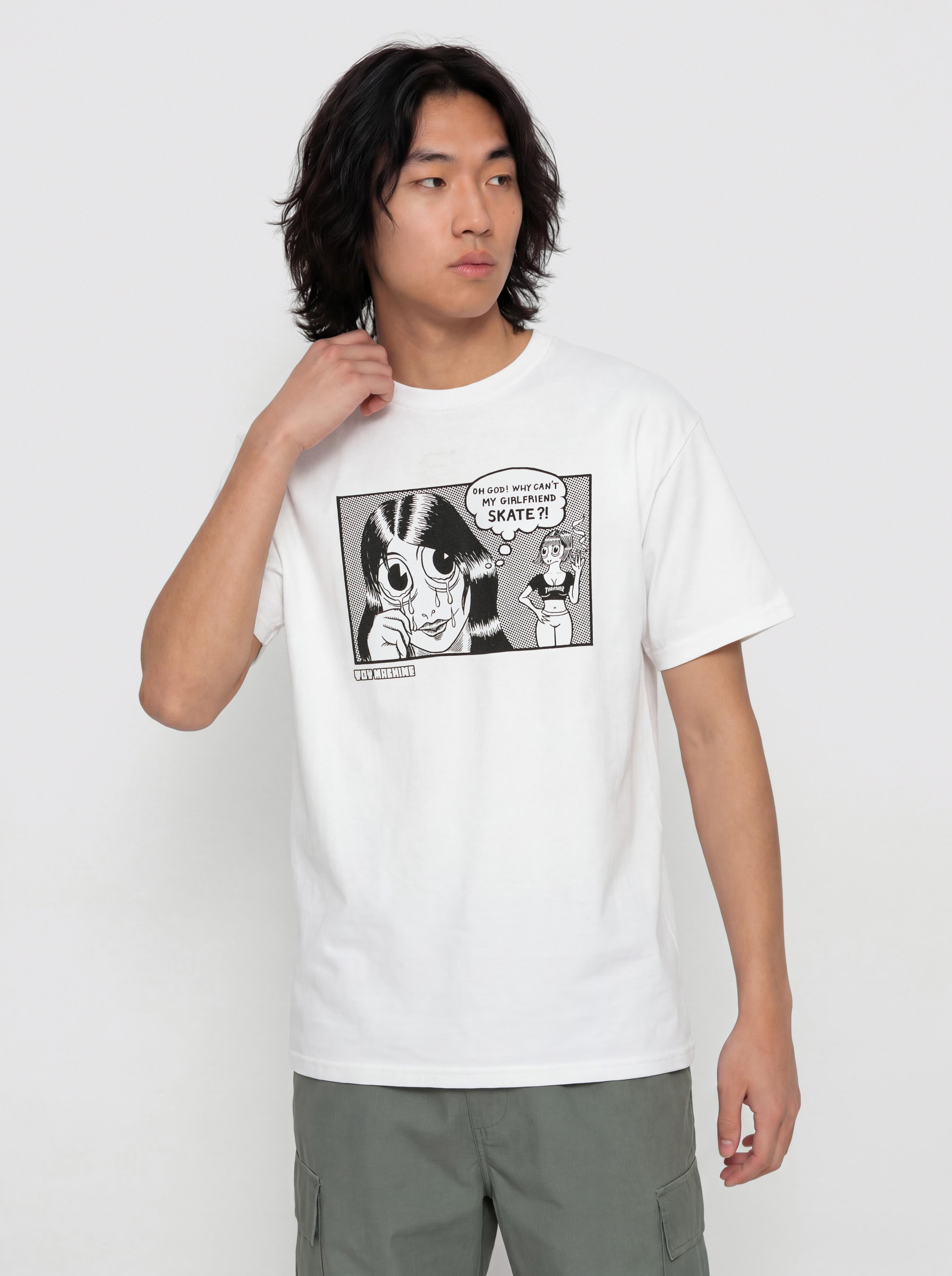 T-shirt Thrasher X Toy Machine Girlfriend (white)