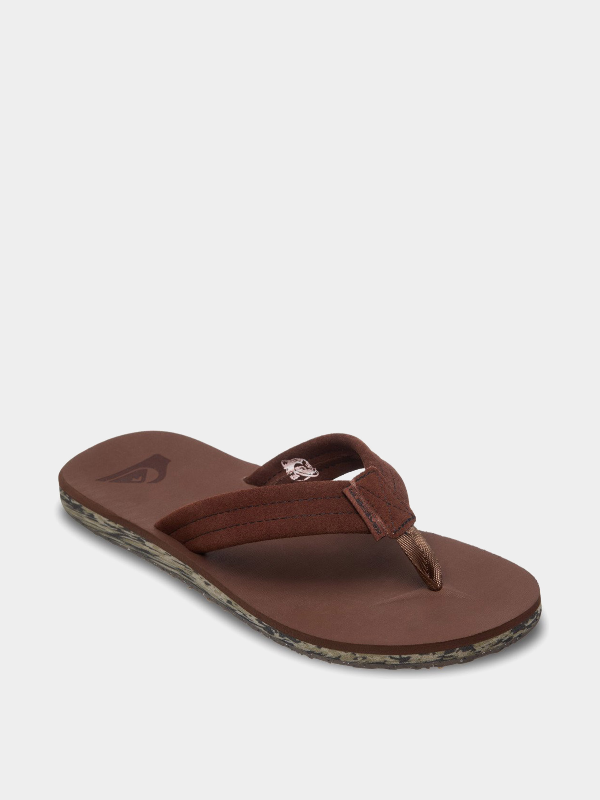 Japonki Quiksilver Carver Suede Recycled (brown)