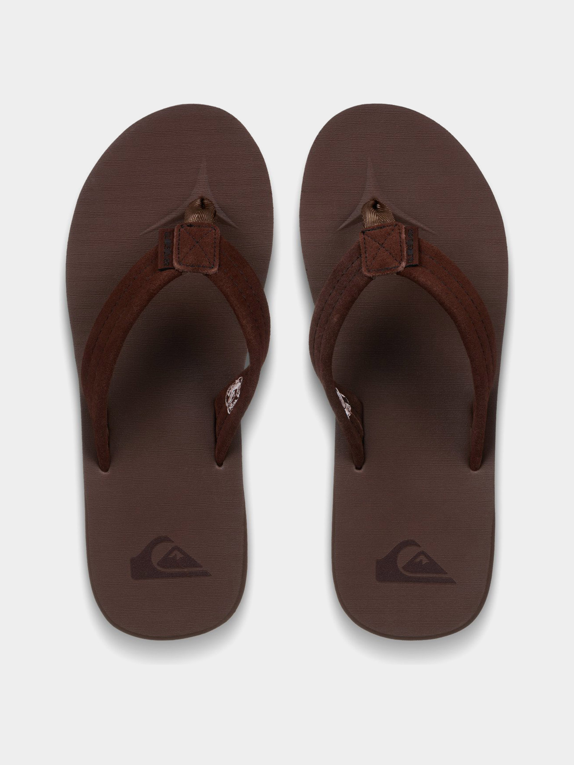 Japonki Quiksilver Carver Suede Recycled (brown)