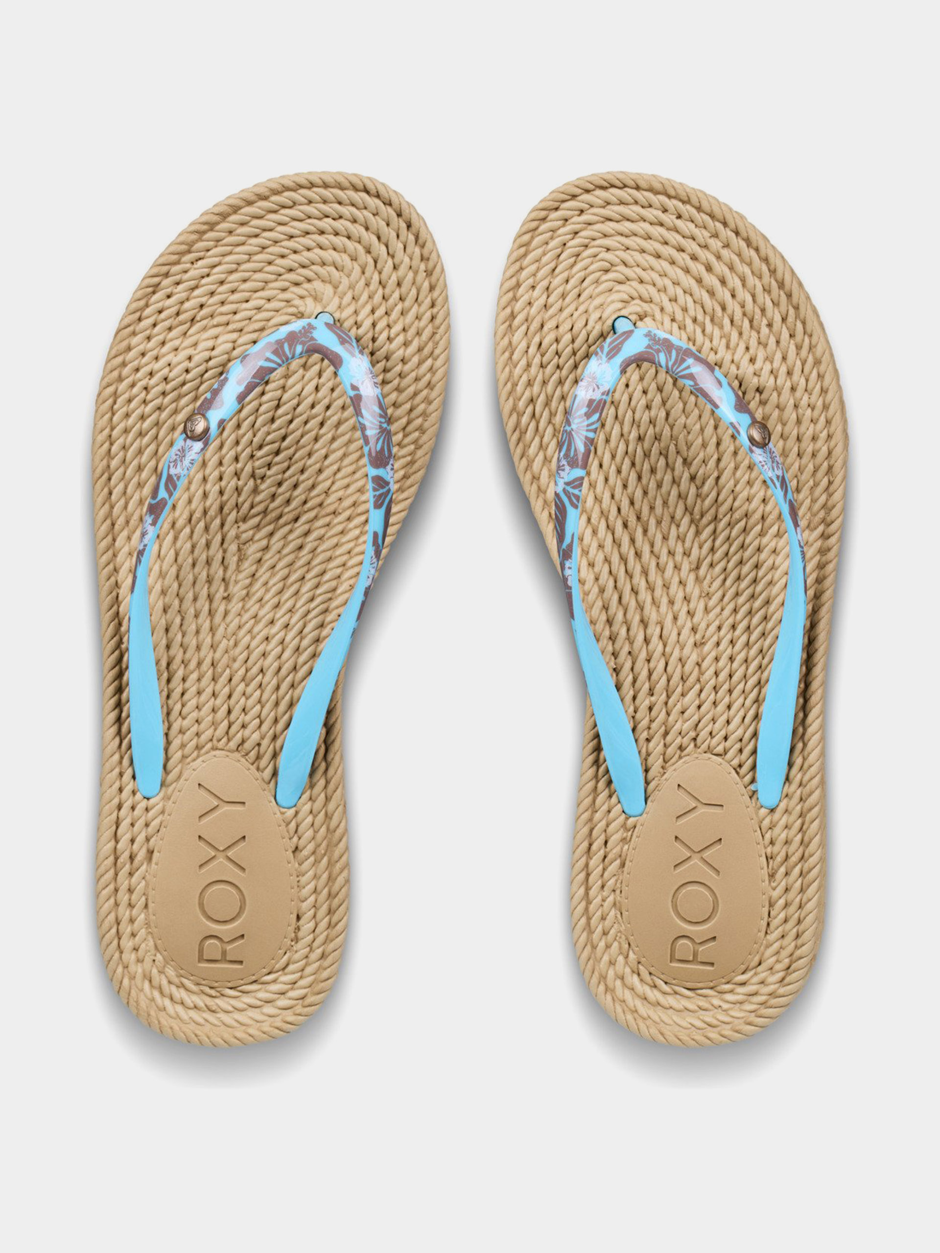 Japonki Roxy South Beach III Wmn (light blue/brown)