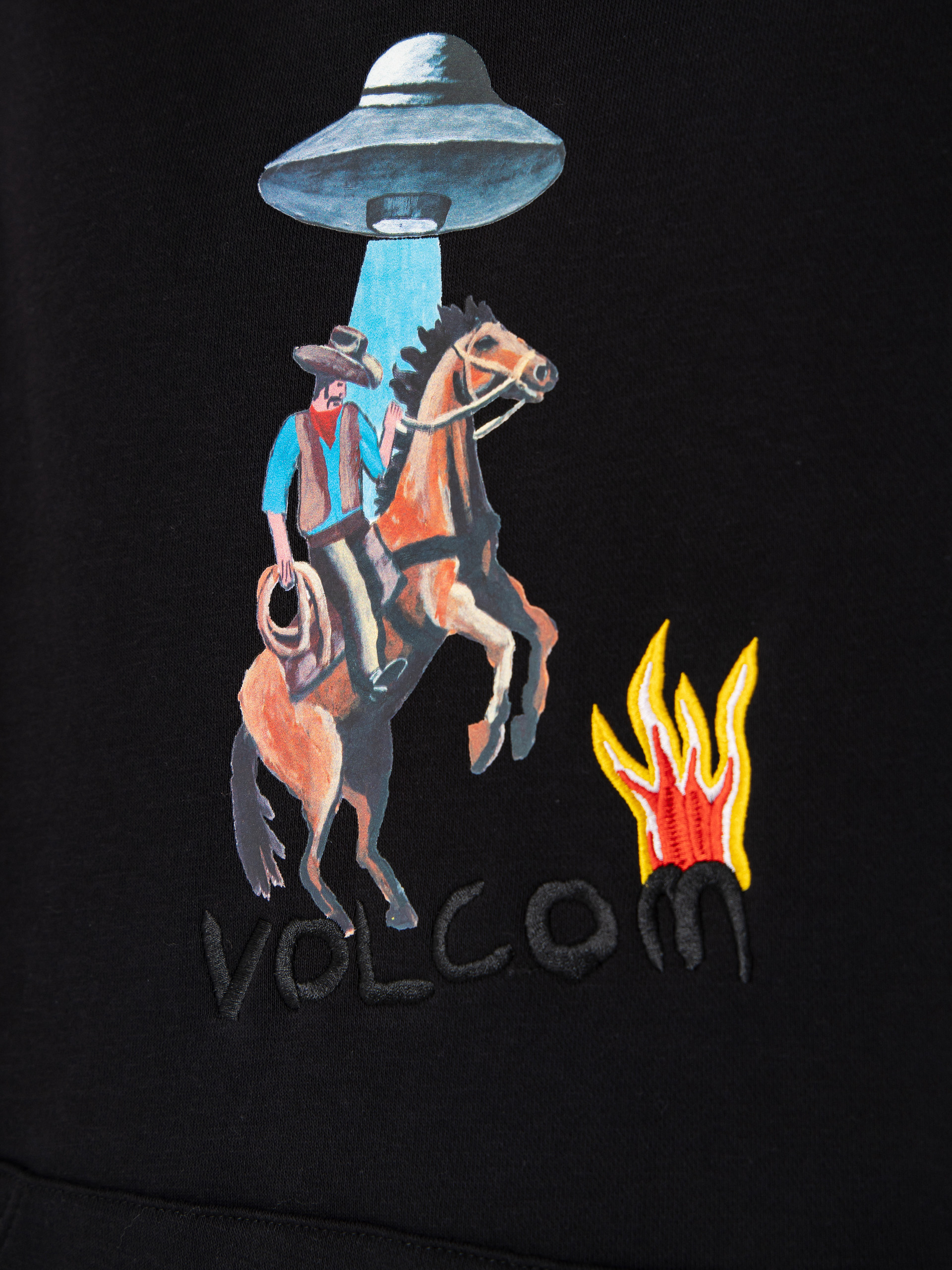 Bluza z kapturem Volcom Fa Mickey Mason 2 HD (black)