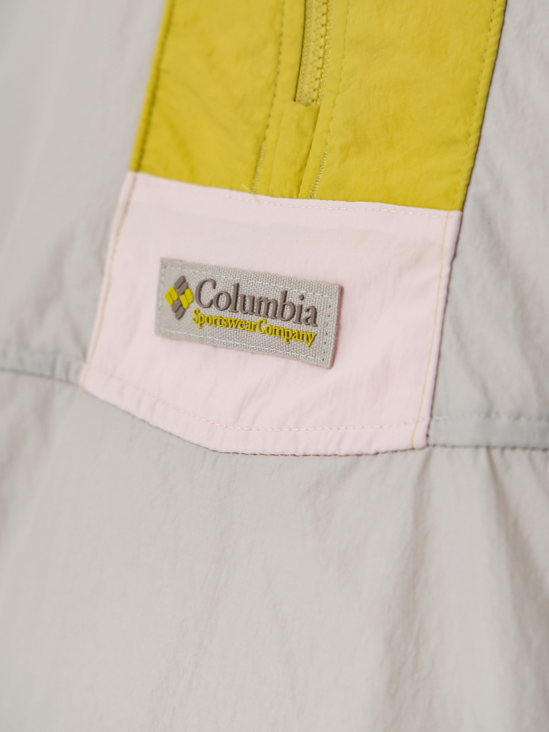 Kurtka Columbia Riptide II Retro Windbreaker Anorak (flint grey/peppercorn/pink agate)