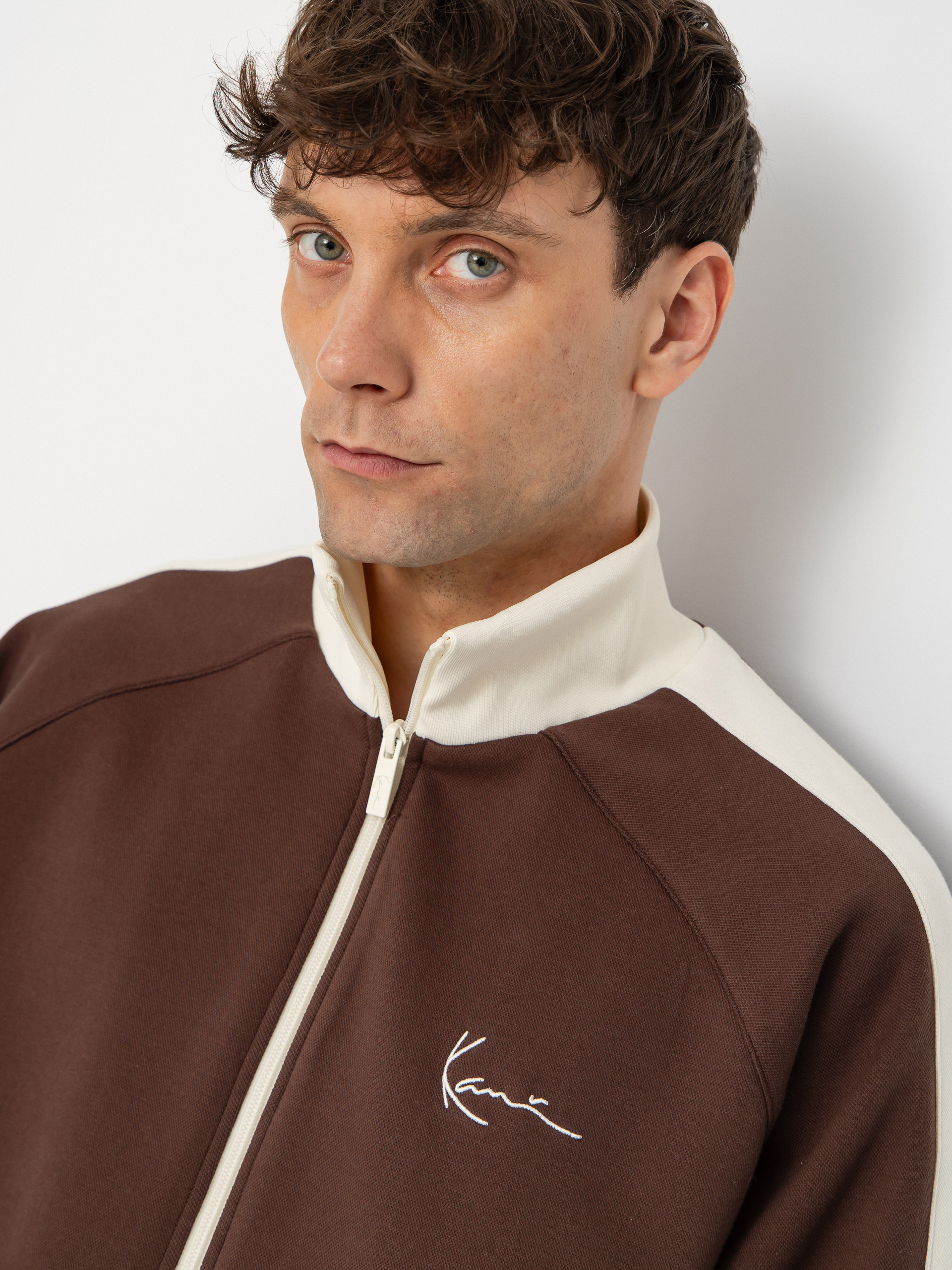 Bluza Karl Kani Signature Sidestripe Pique (brown)