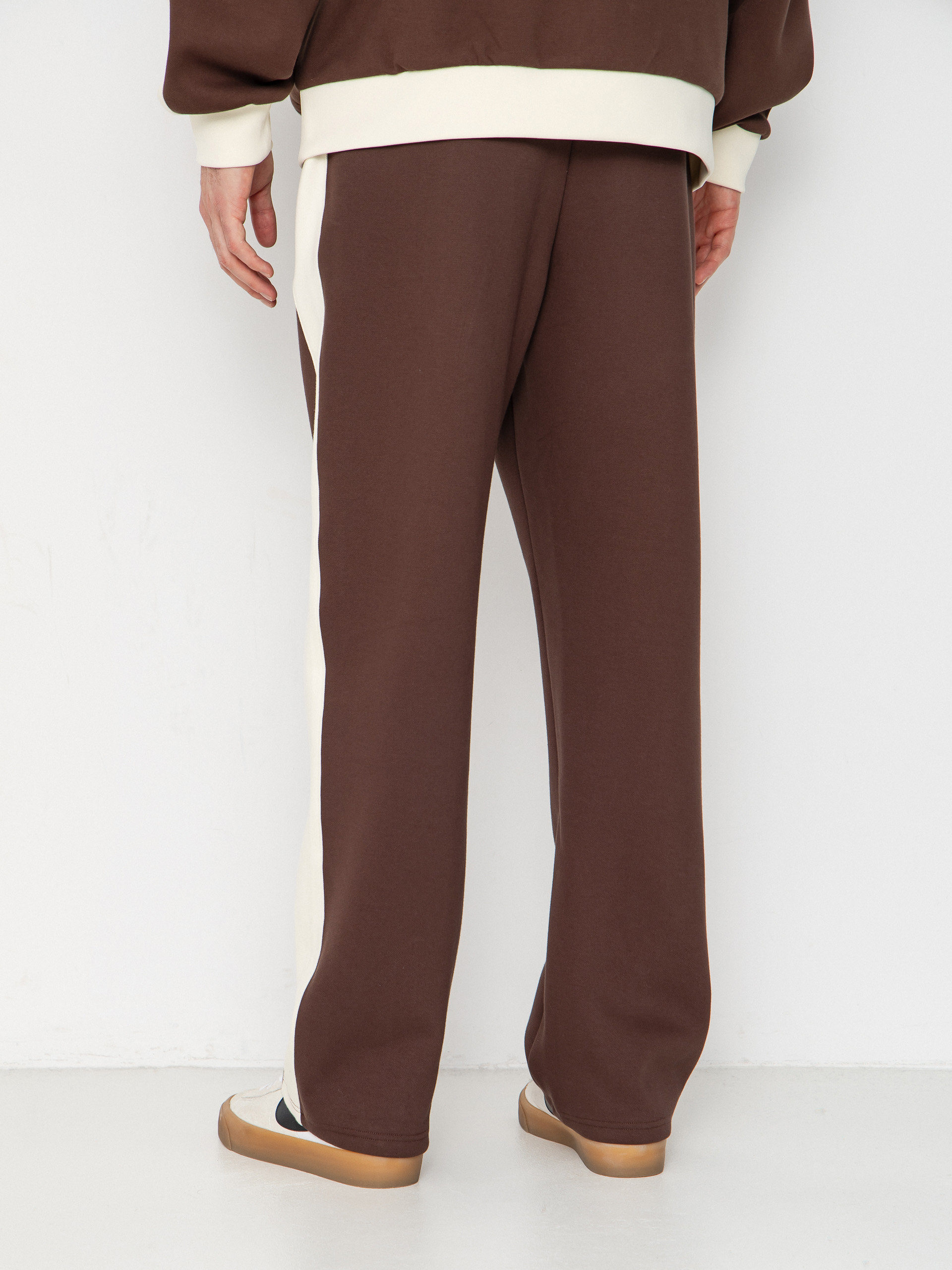 Spodnie Karl Kani Signature Sidestripe Pique (brown)