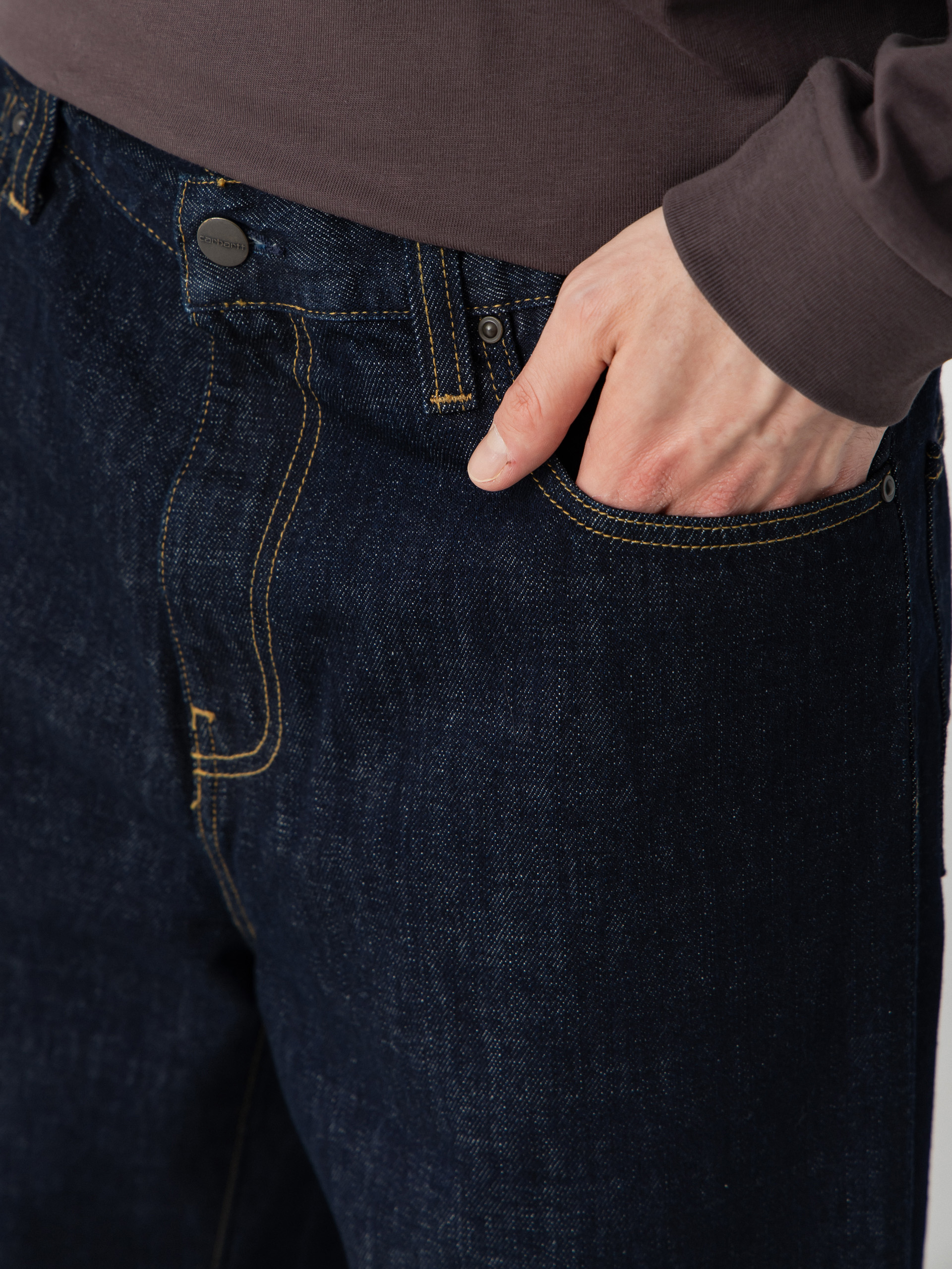 Spodnie Carhartt WIP Aaron (blue rinsed)