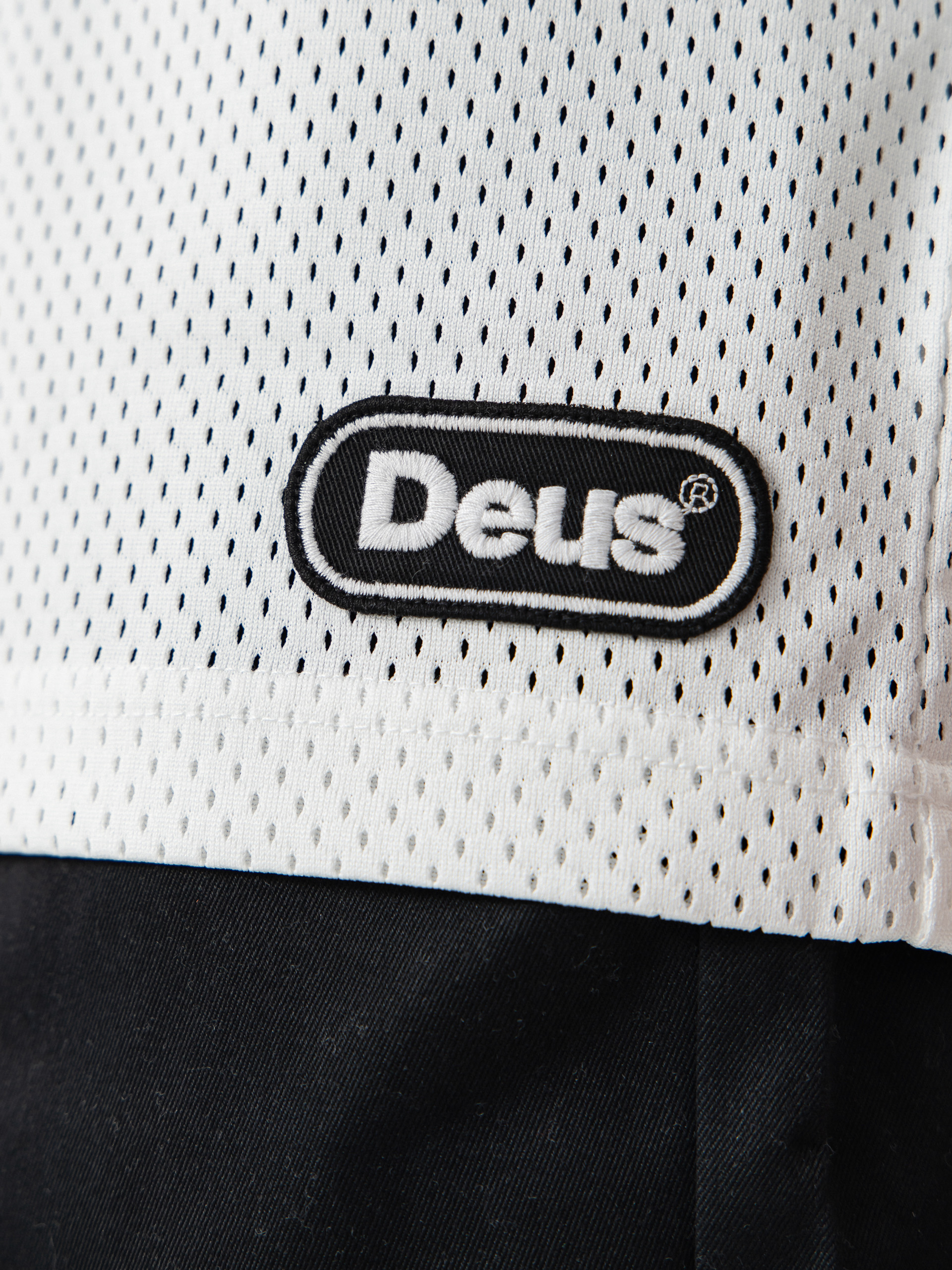 Longsleeve Deus Ex Machina Saber Moto Jersey (vintage white)
