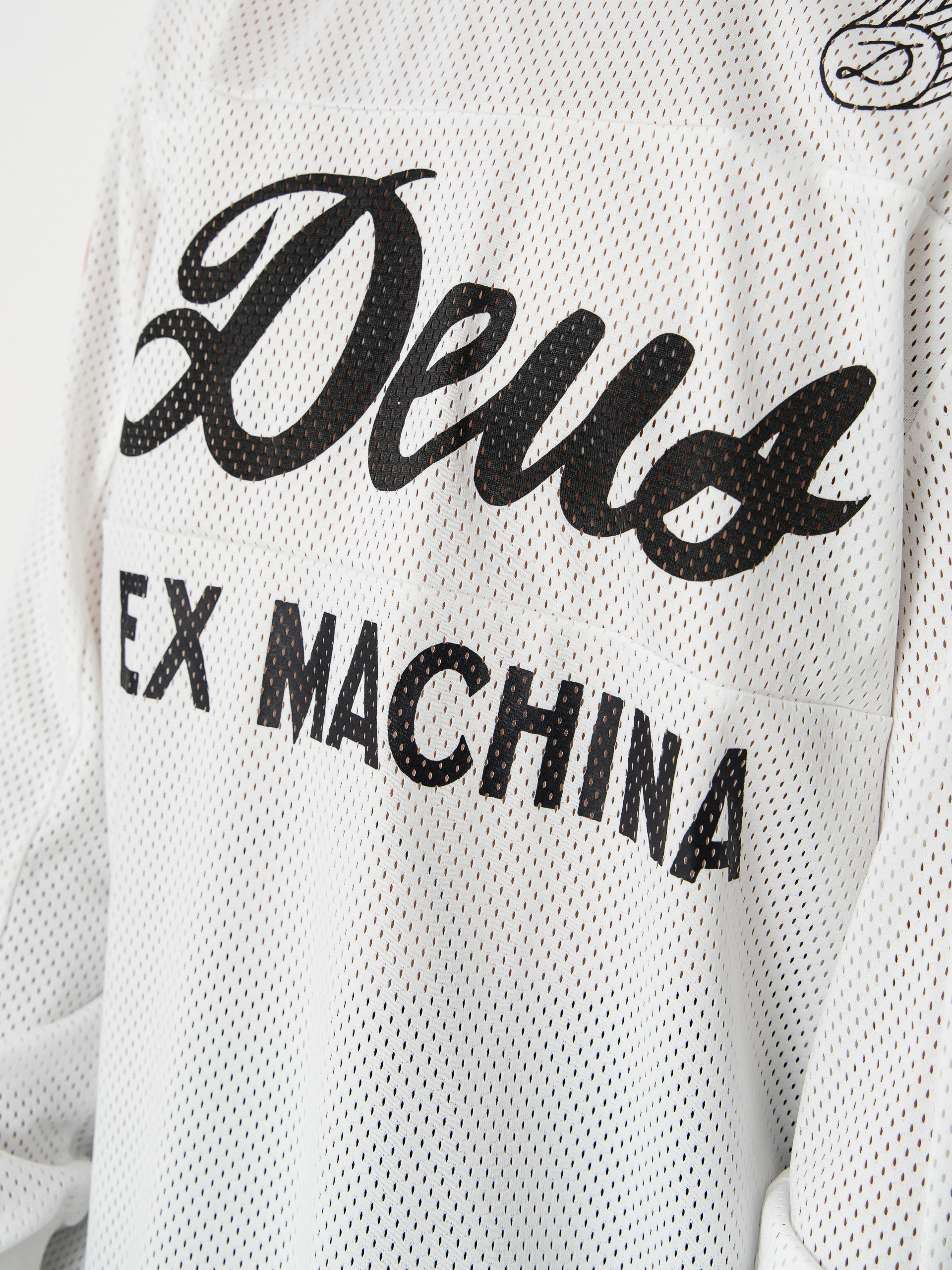 Longsleeve Deus Ex Machina Saber Moto Jersey (vintage white)