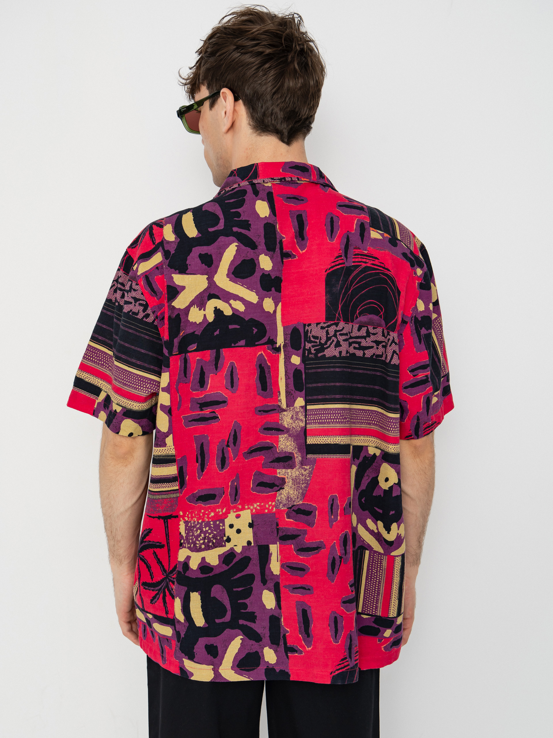 Koszula Deus Ex Machina Freamon (melon red)