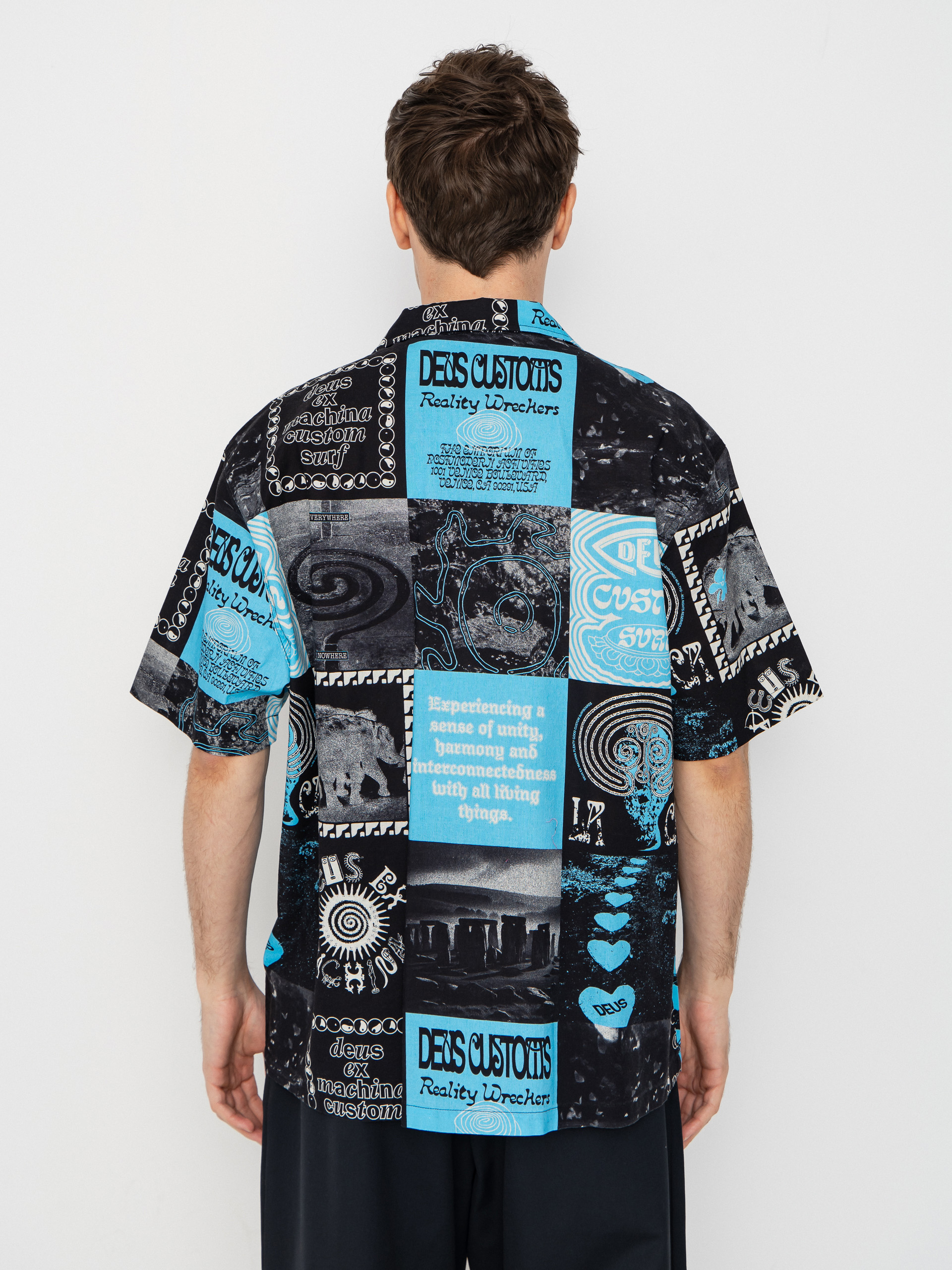 Koszula Deus Ex Machina Washed Away (caviar)