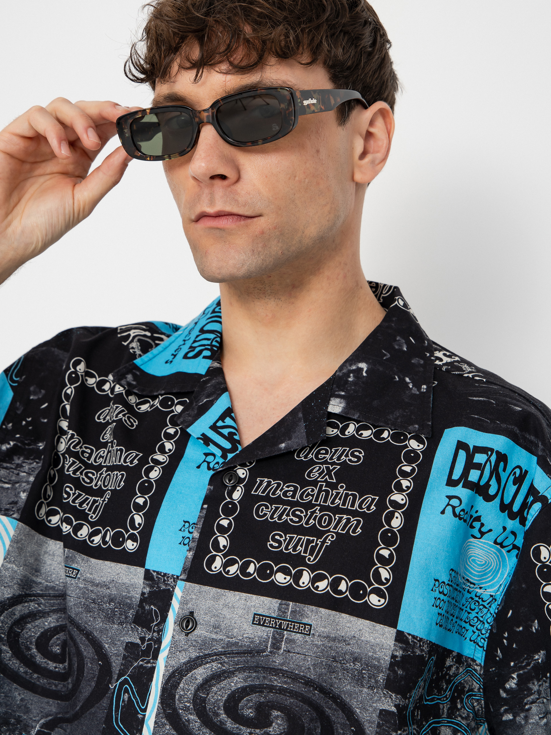 Koszula Deus Ex Machina Washed Away (caviar)