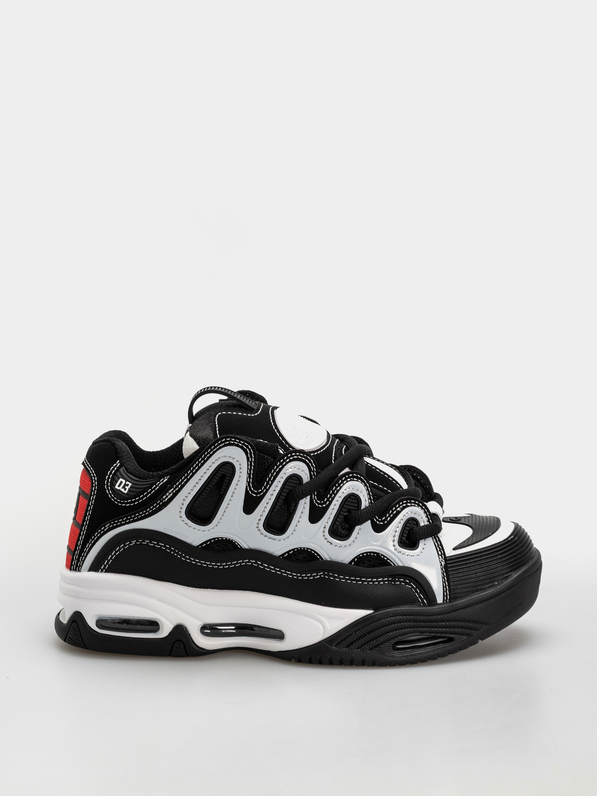 Buty Osiris D3 2001 (black/white/red)