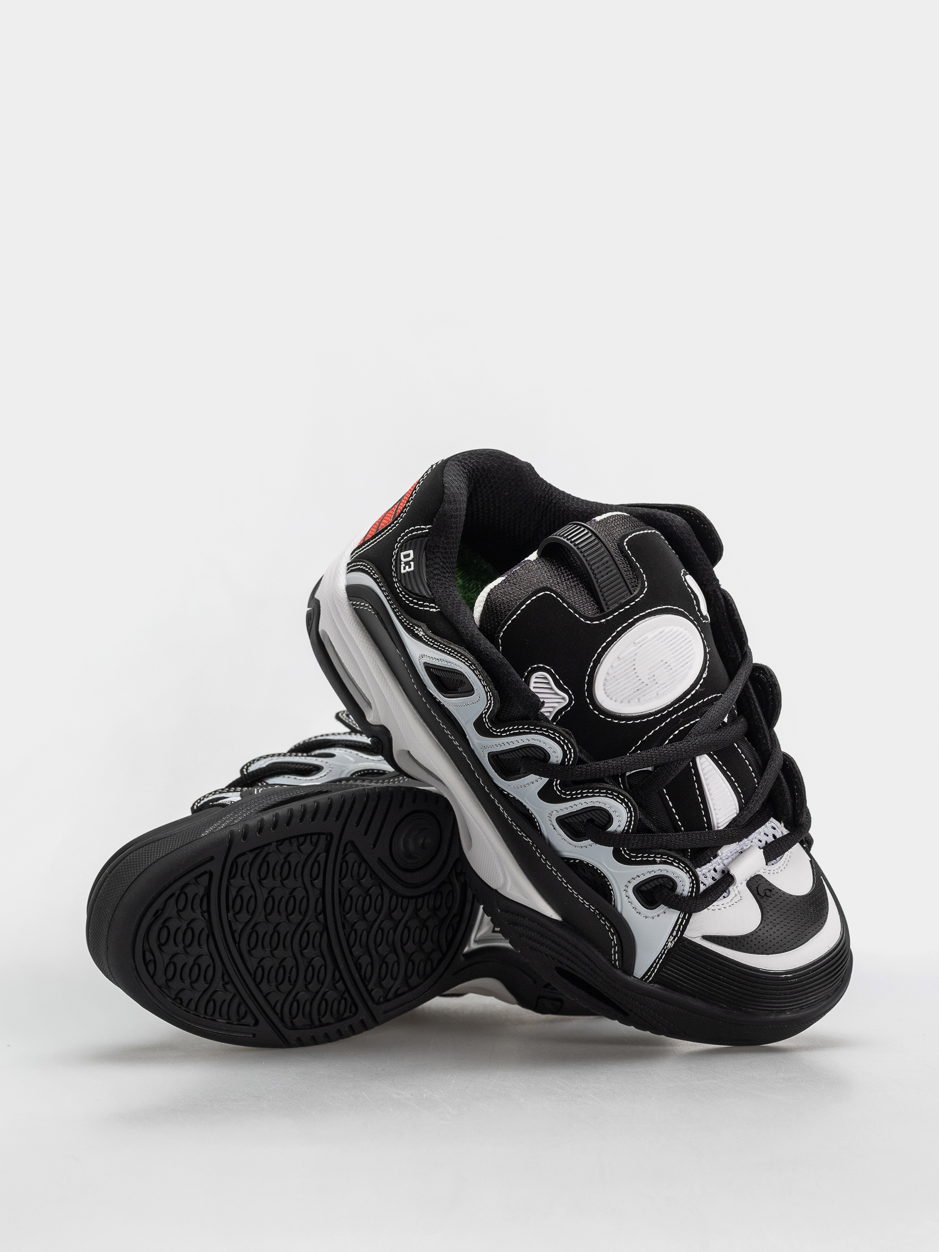 Buty Osiris D3 2001 (black/white/red)