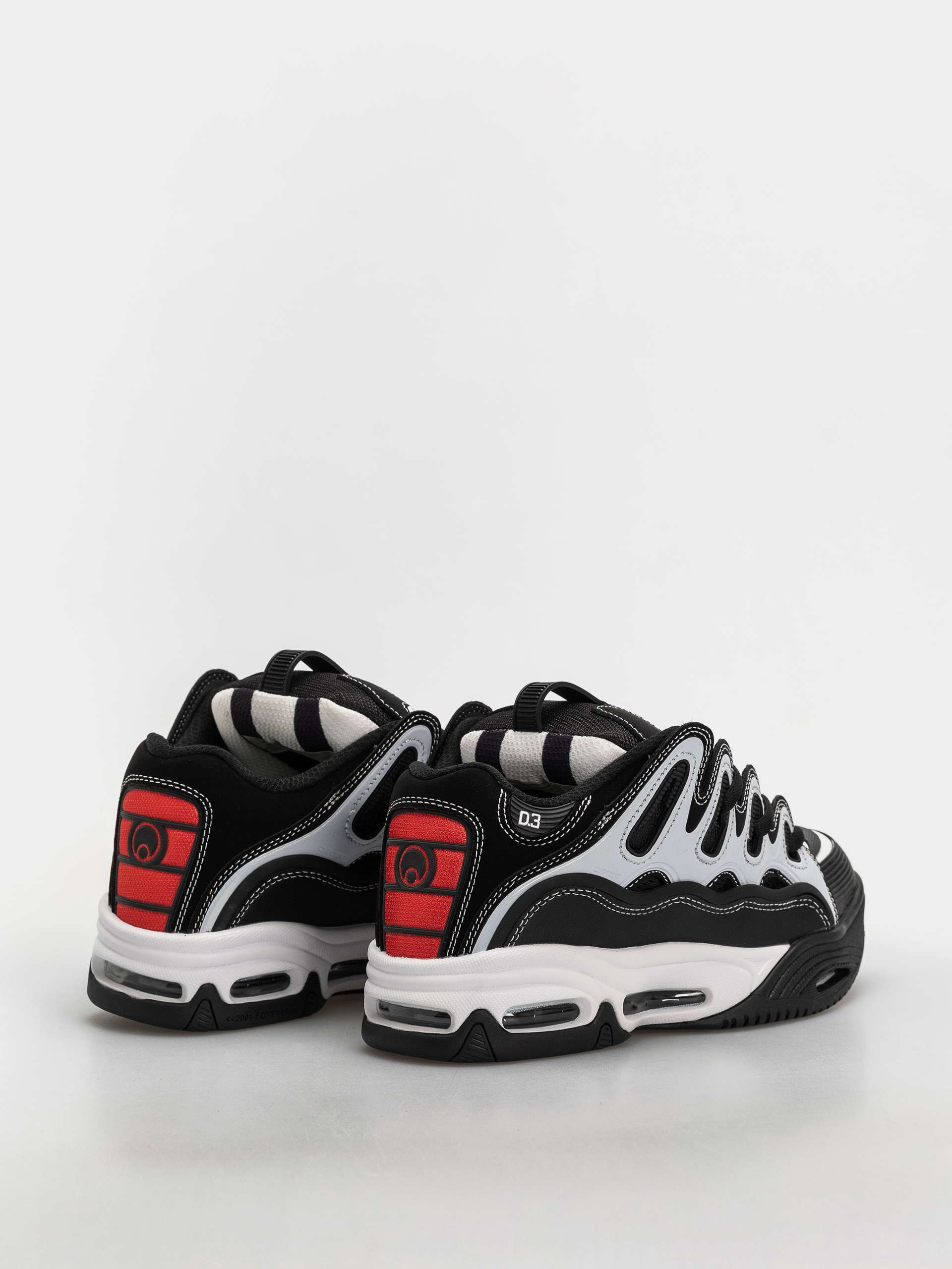 Buty Osiris D3 2001 (black/white/red)