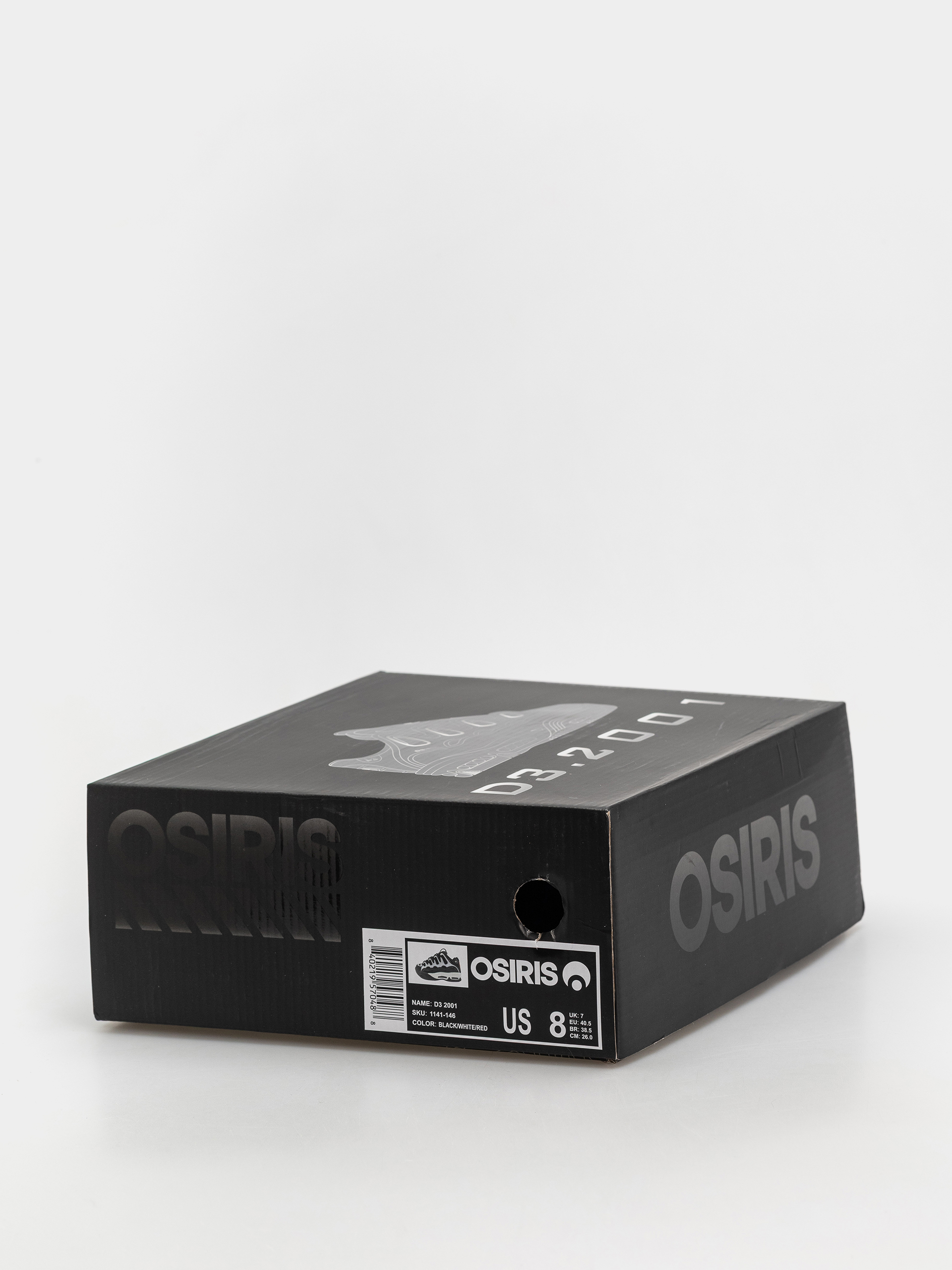 Buty Osiris D3 2001 (black/white/red)