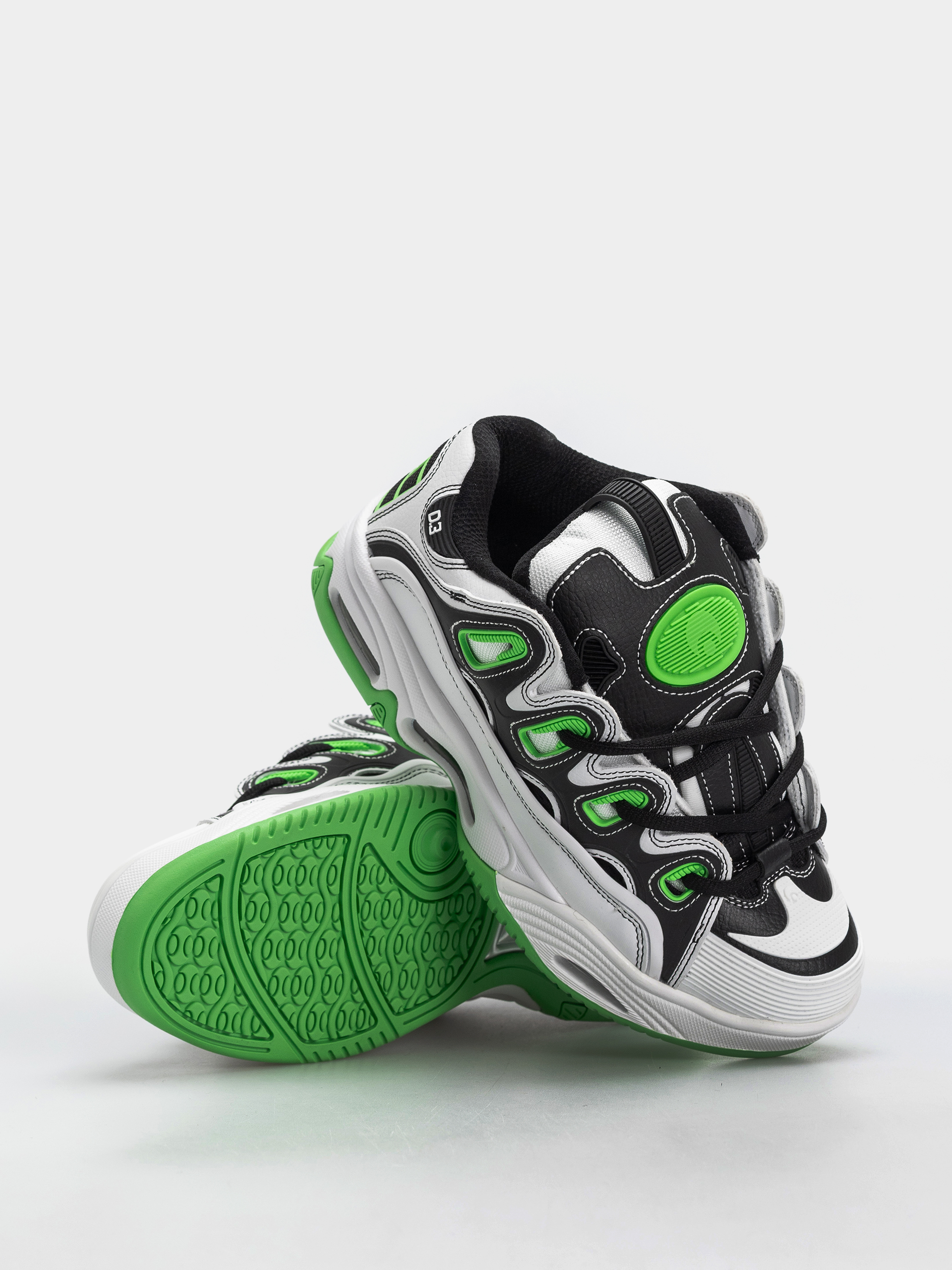 Buty Osiris D3 2001 (white/black/green)