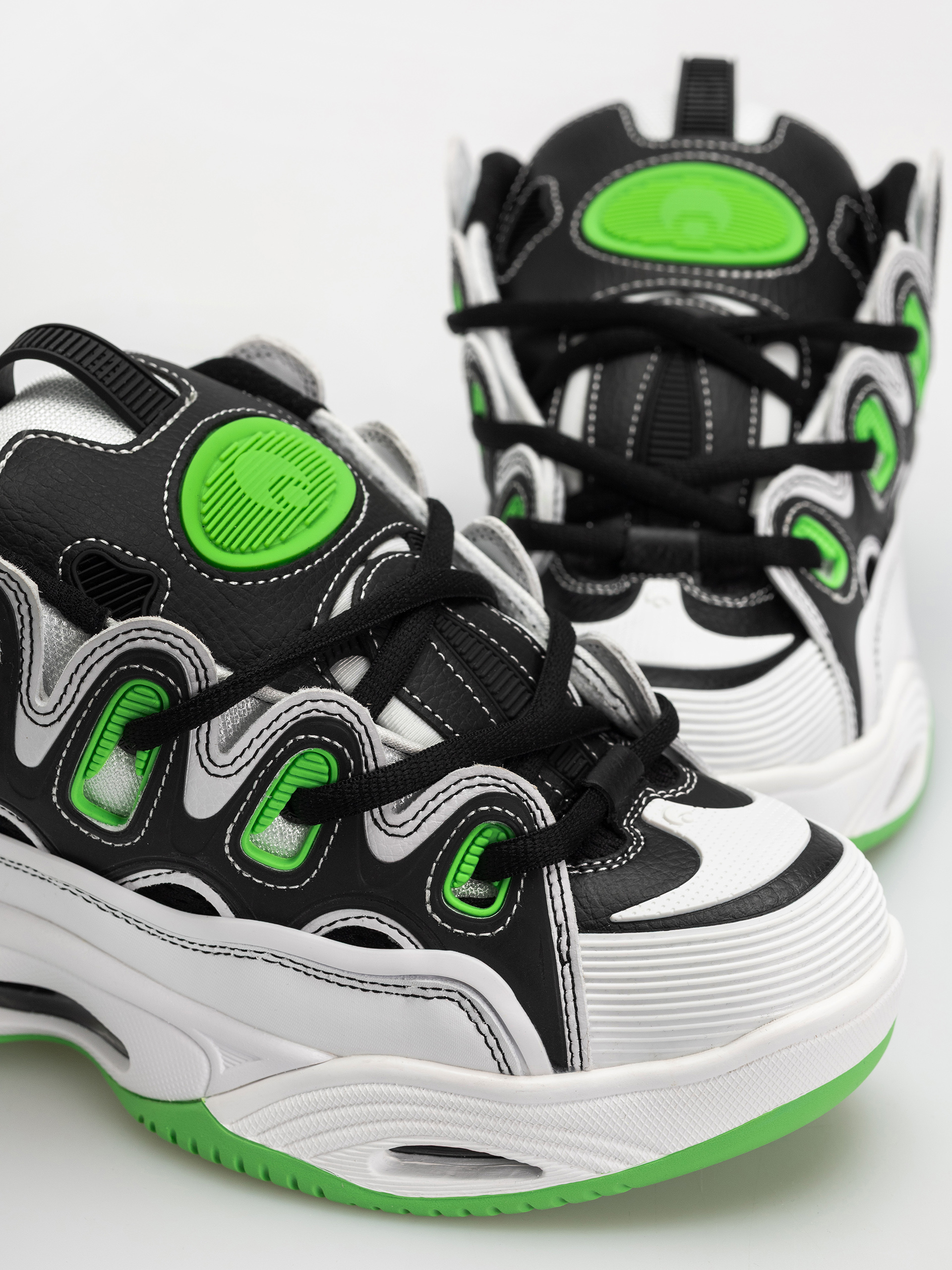 Buty Osiris D3 2001 (white/black/green)