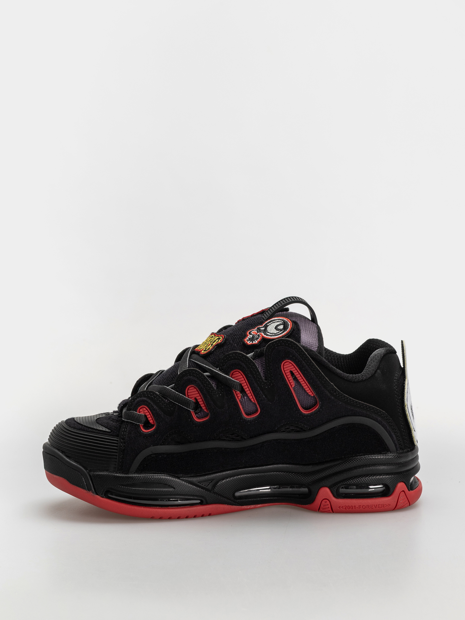 Buty Osiris D3 2001 (black/red/velcro)