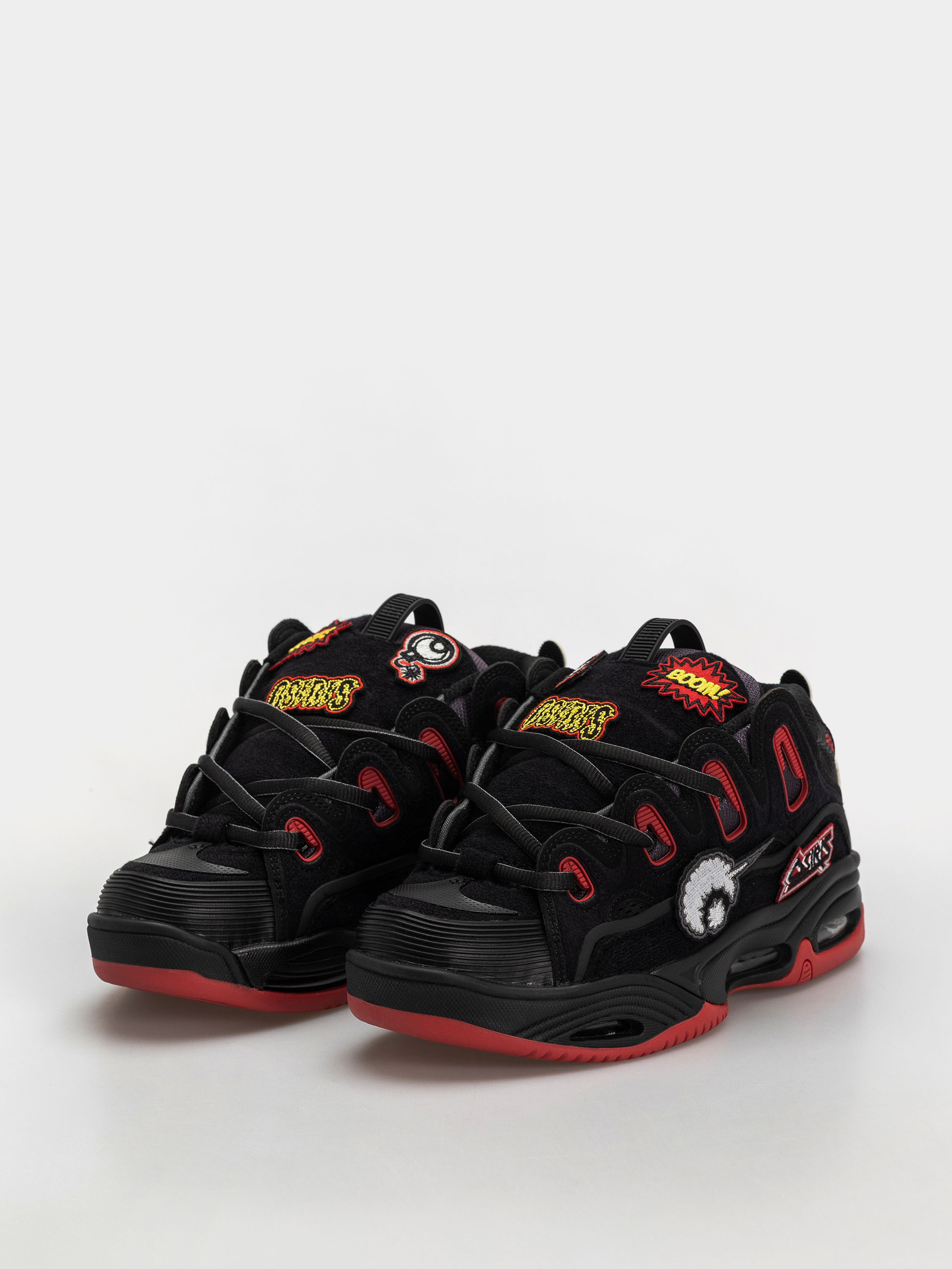 Buty Osiris D3 2001 (black/red/velcro)