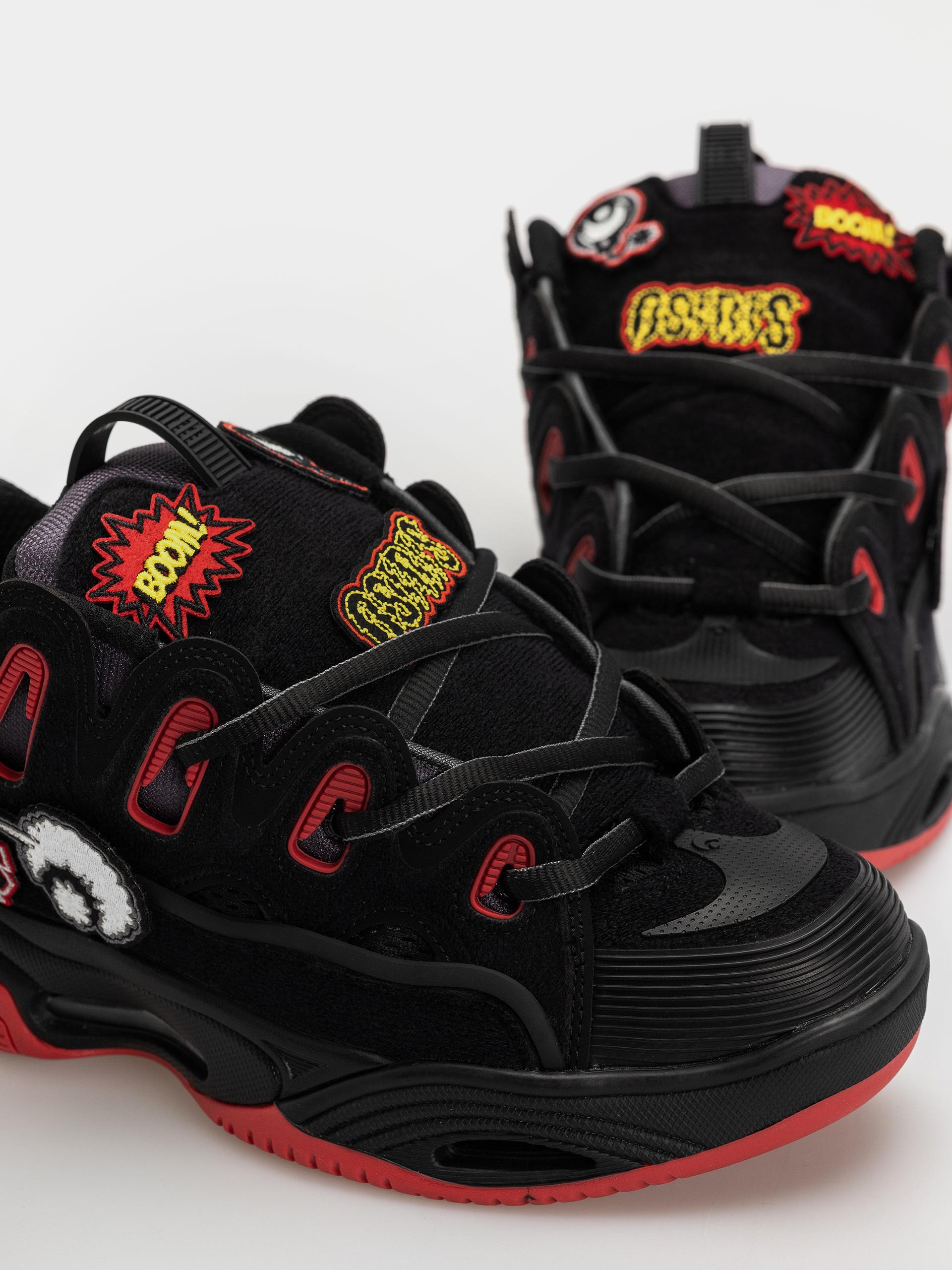 Buty Osiris D3 2001 (black/red/velcro)