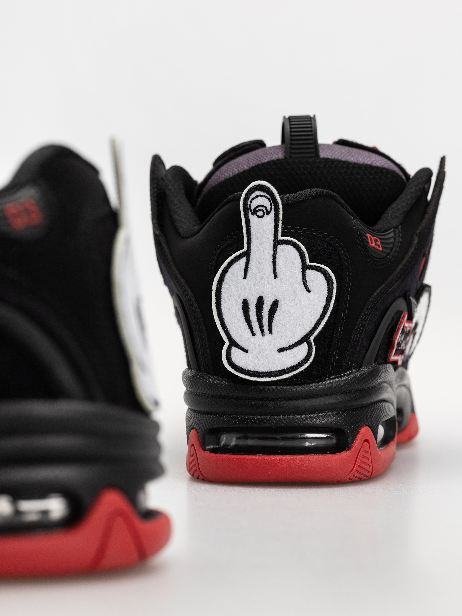 Buty Osiris D3 2001 (black/red/velcro)