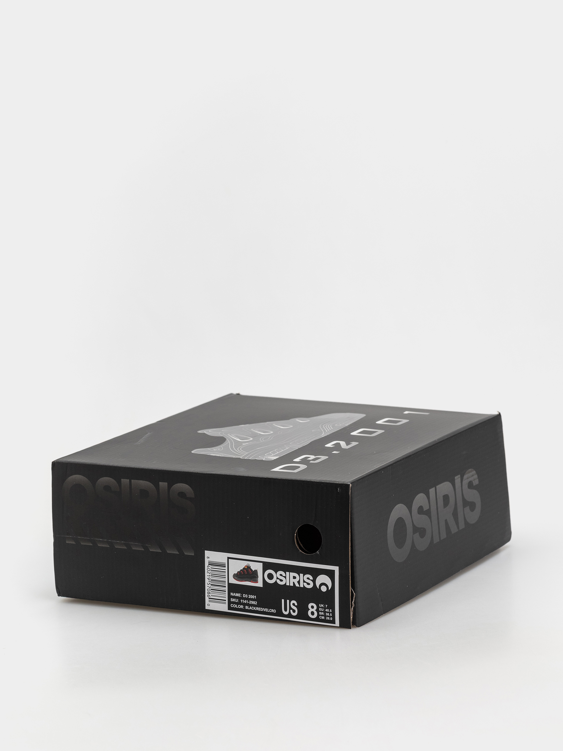 Buty Osiris D3 2001 (black/red/velcro)