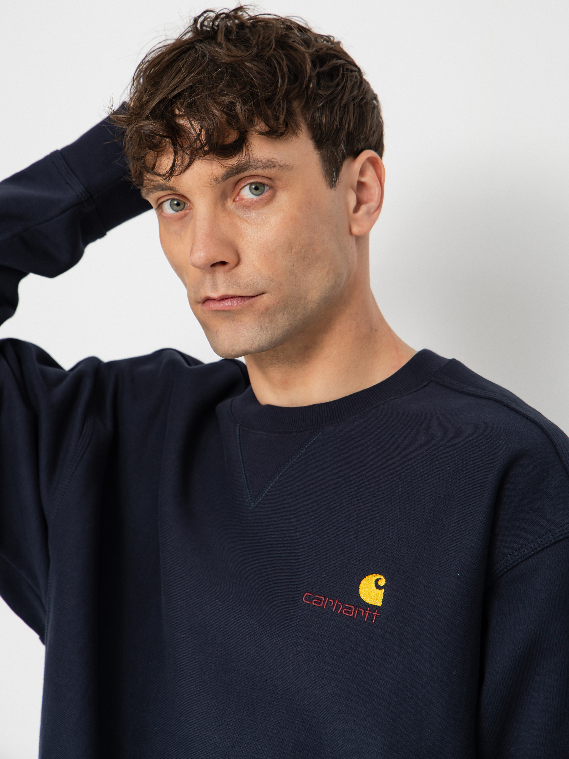 Bluza Carhartt WIP American Script (deep night)