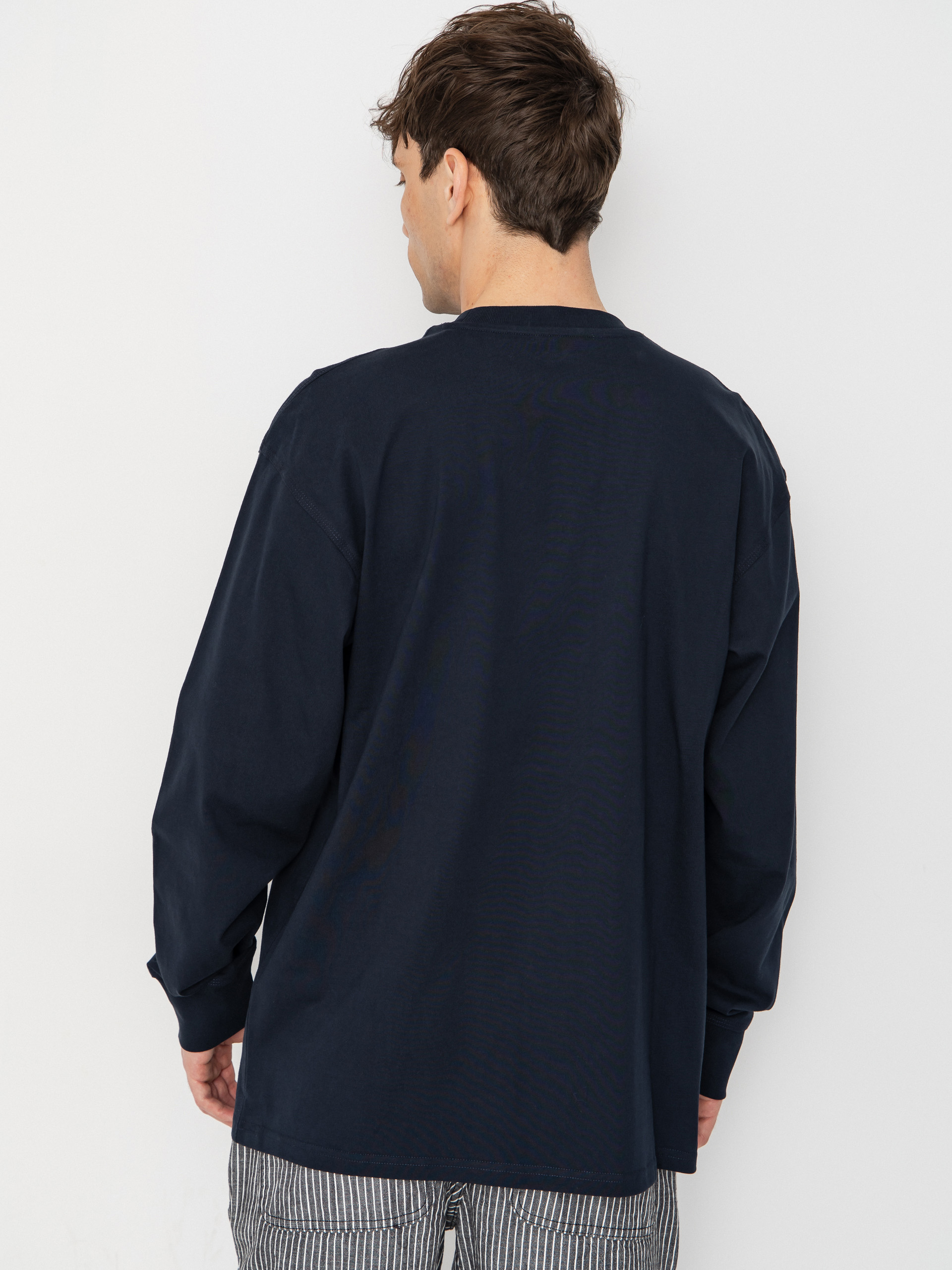 Longsleeve Carhartt WIP American Script (deep night)