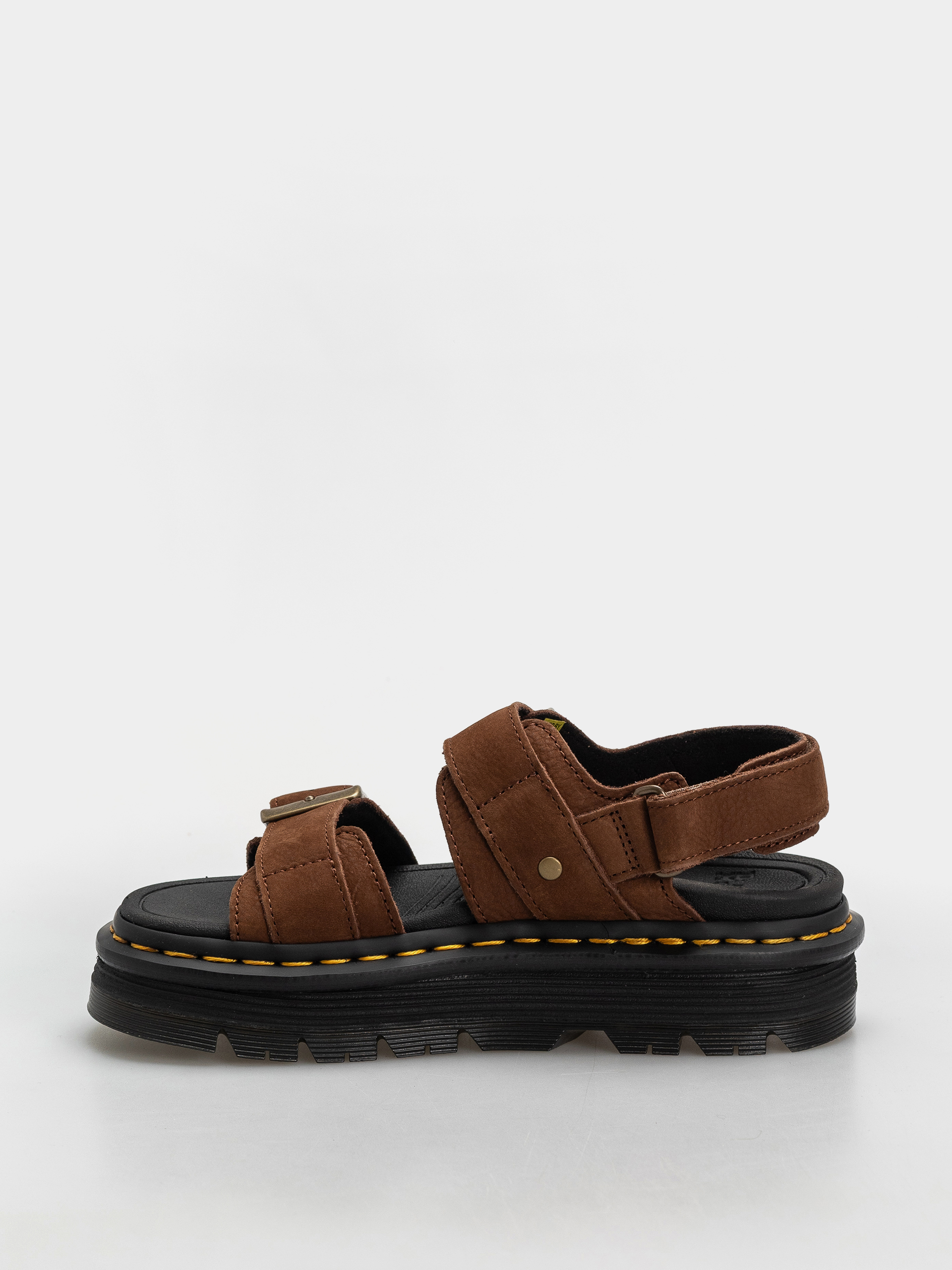 Sandały Dr. Martens ZebZag Wmn (sepia brown tumbled nubuck)