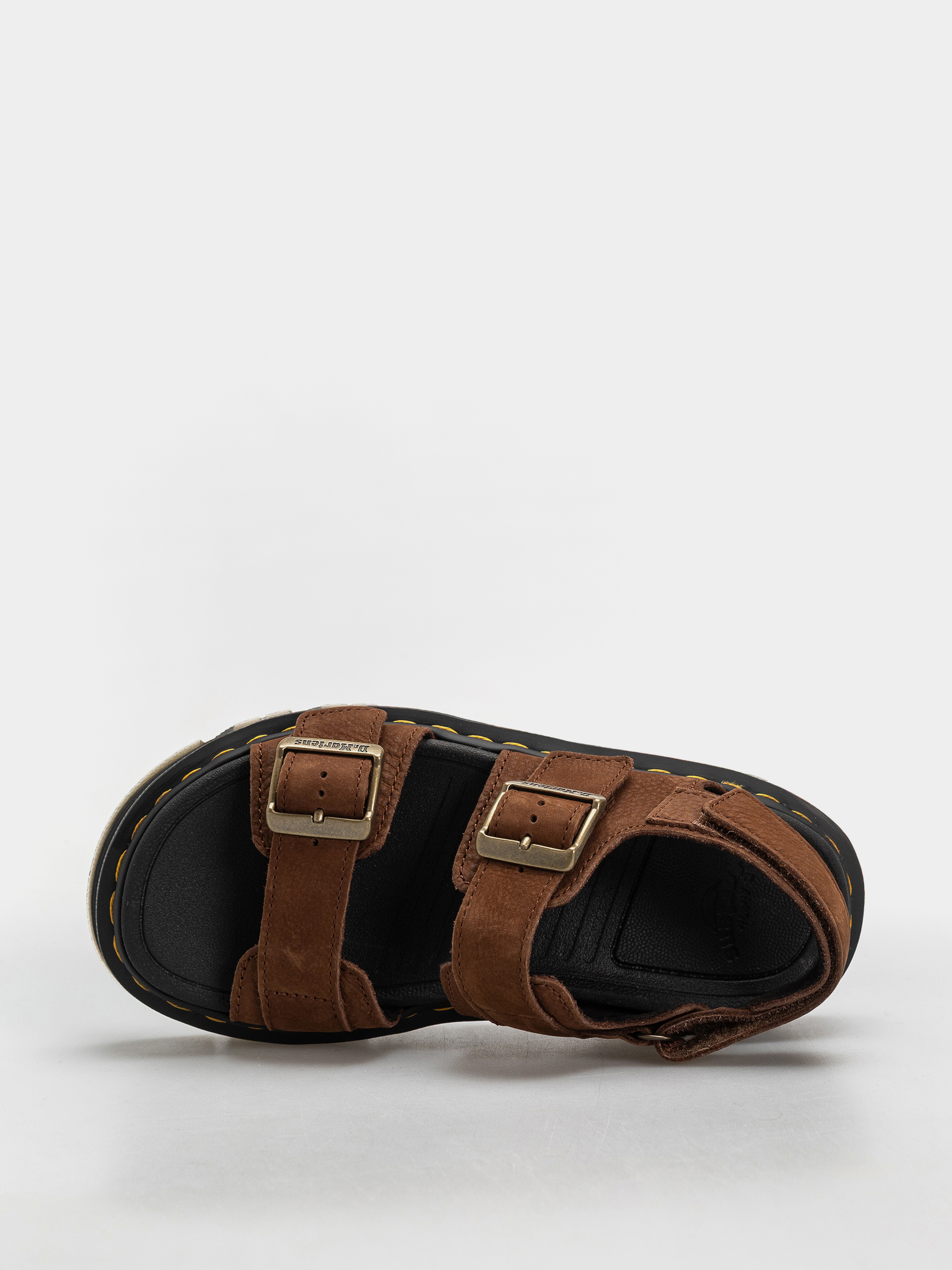 Sandały Dr. Martens ZebZag Wmn (sepia brown tumbled nubuck)