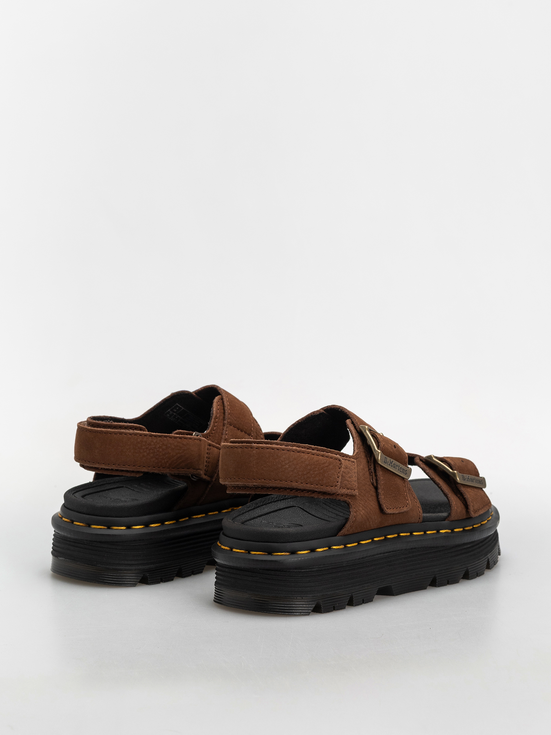 Sandały Dr. Martens ZebZag Wmn (sepia brown tumbled nubuck)