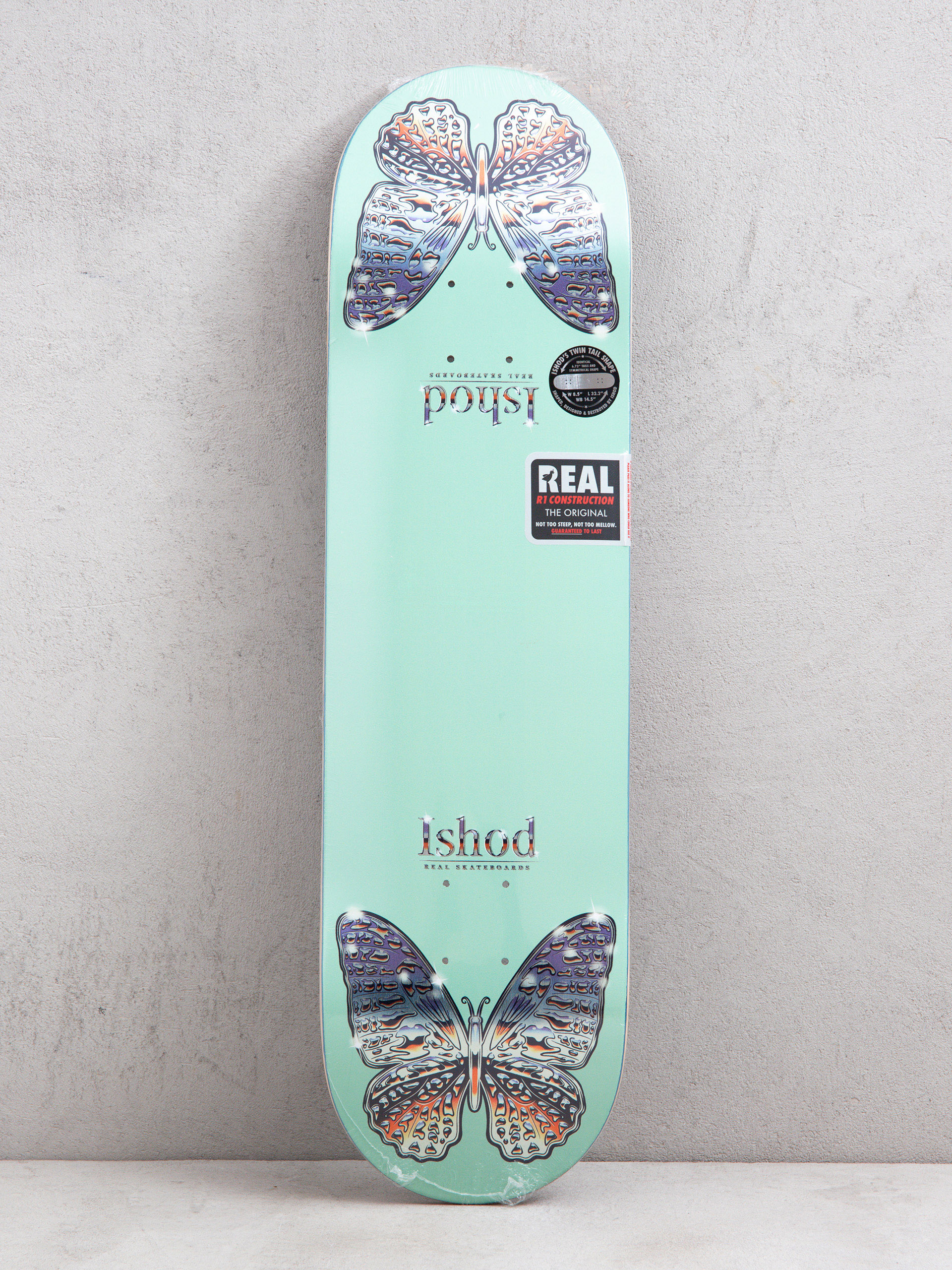 Deck Real Ishod Mariposa Chrome Twin Tail (teal)